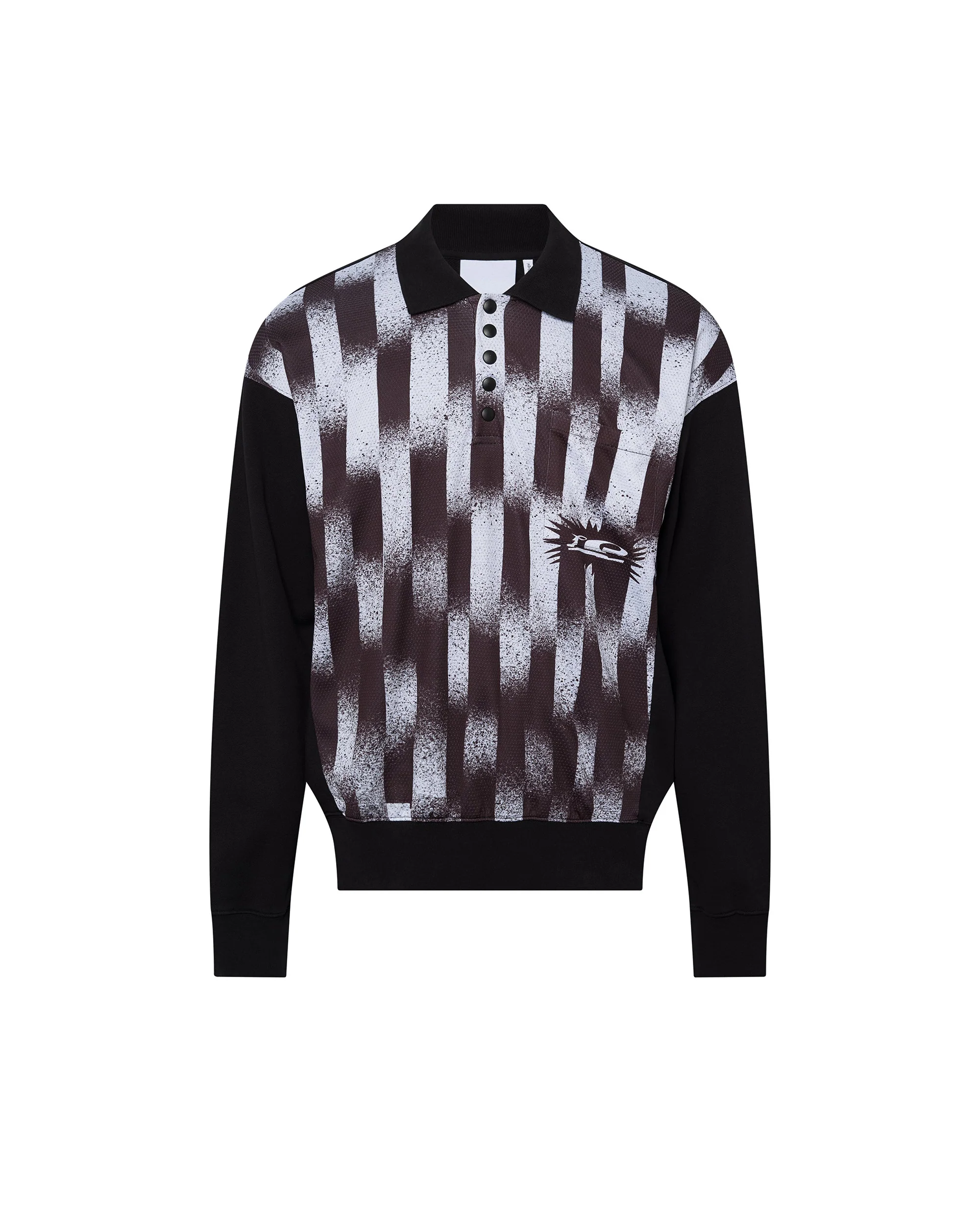Mesh Longsleeve Polo
