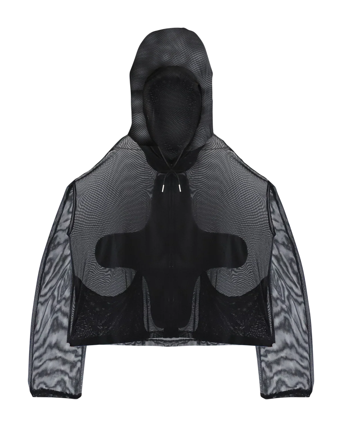 MESH ZIP UP HOODIE