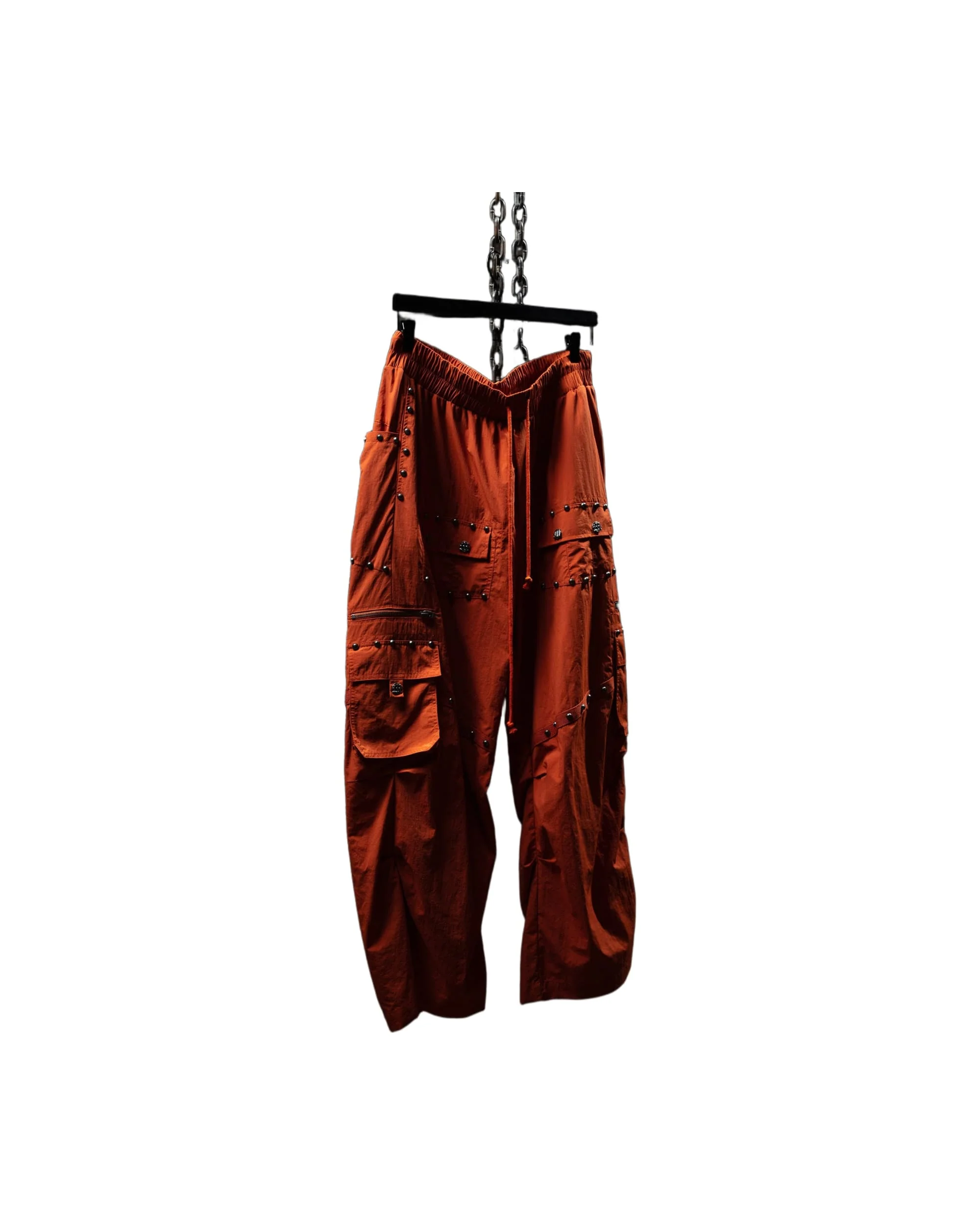 METAL RIVET NYLON PANTS - Image 3
