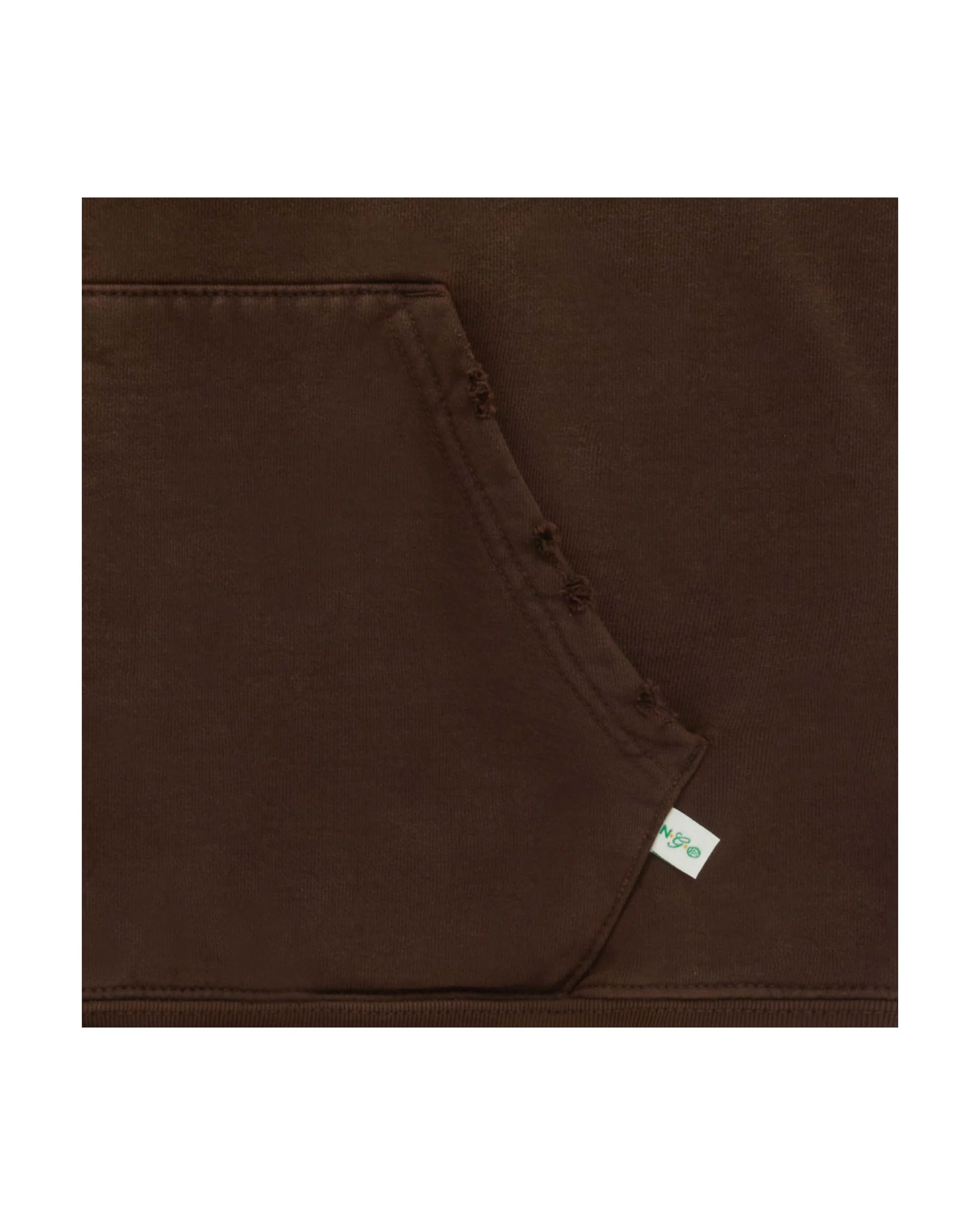 Metallic Flame Zip-Up Hoodie - Brown - Image 4