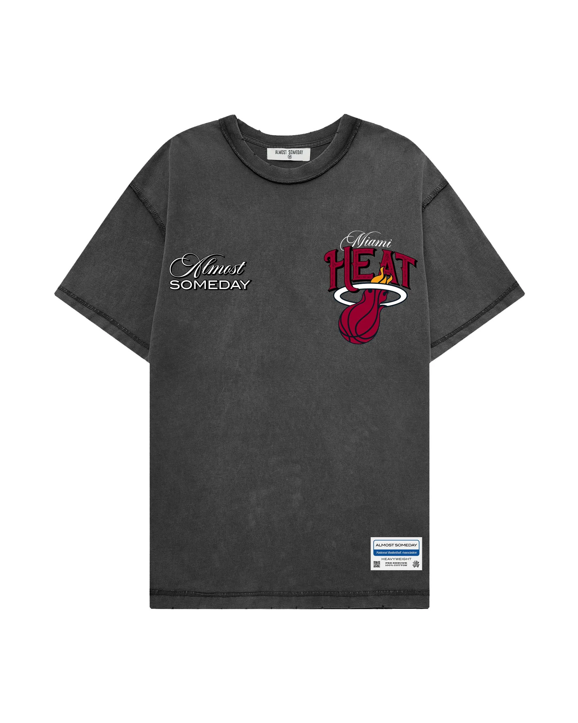 Miami Heat Tee (Vintage Black)