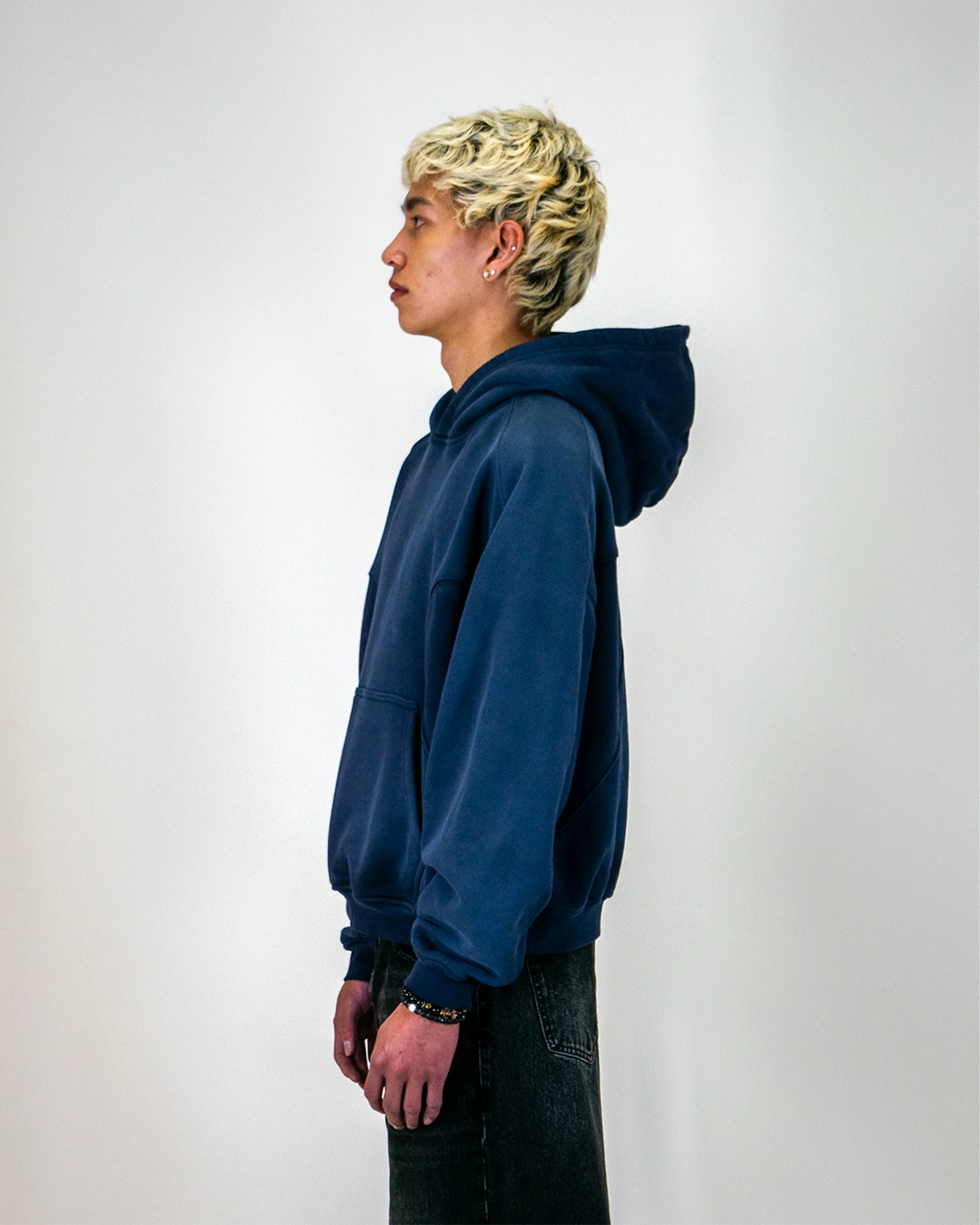 midnight ocean blue hoodie - Image 3