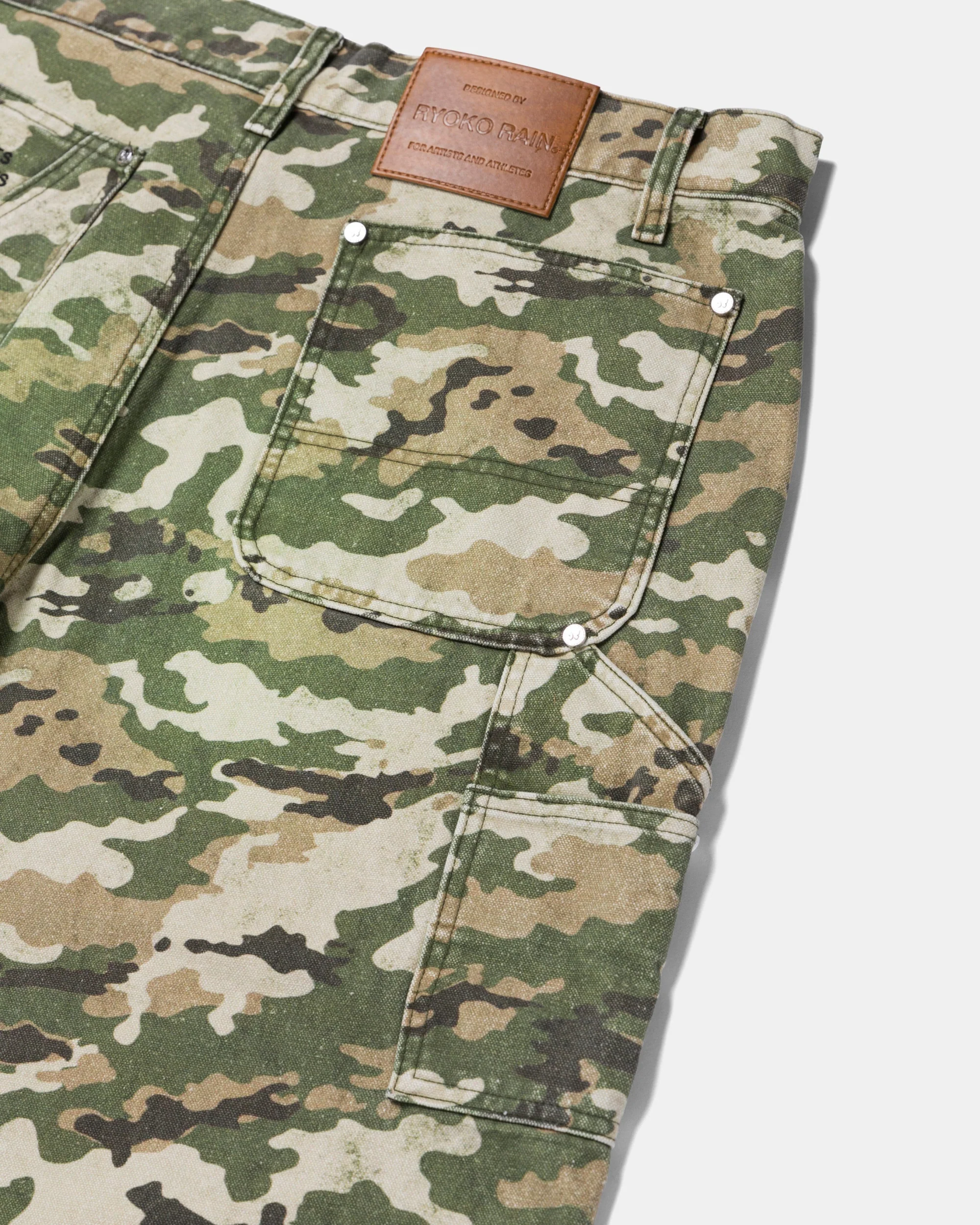 MILITARY CAMO DOUBLE KNEE PANTS - Image 5