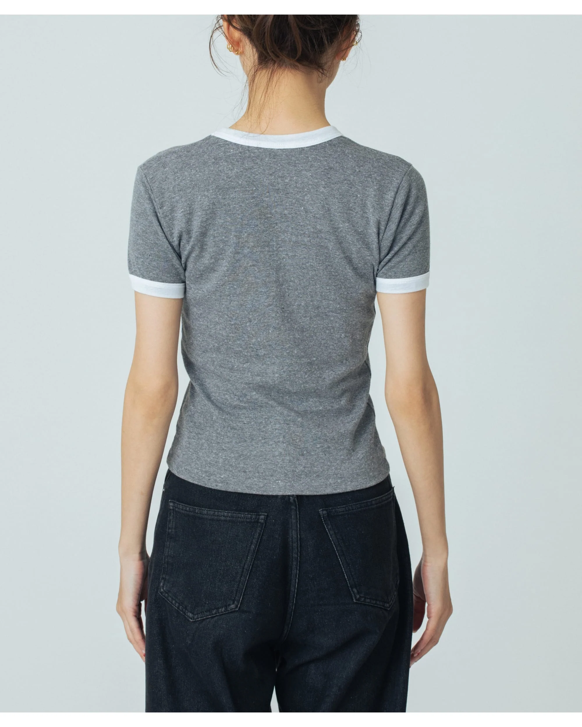 MILLS LOGO S/S RINGER PETITE TEE - Image 8