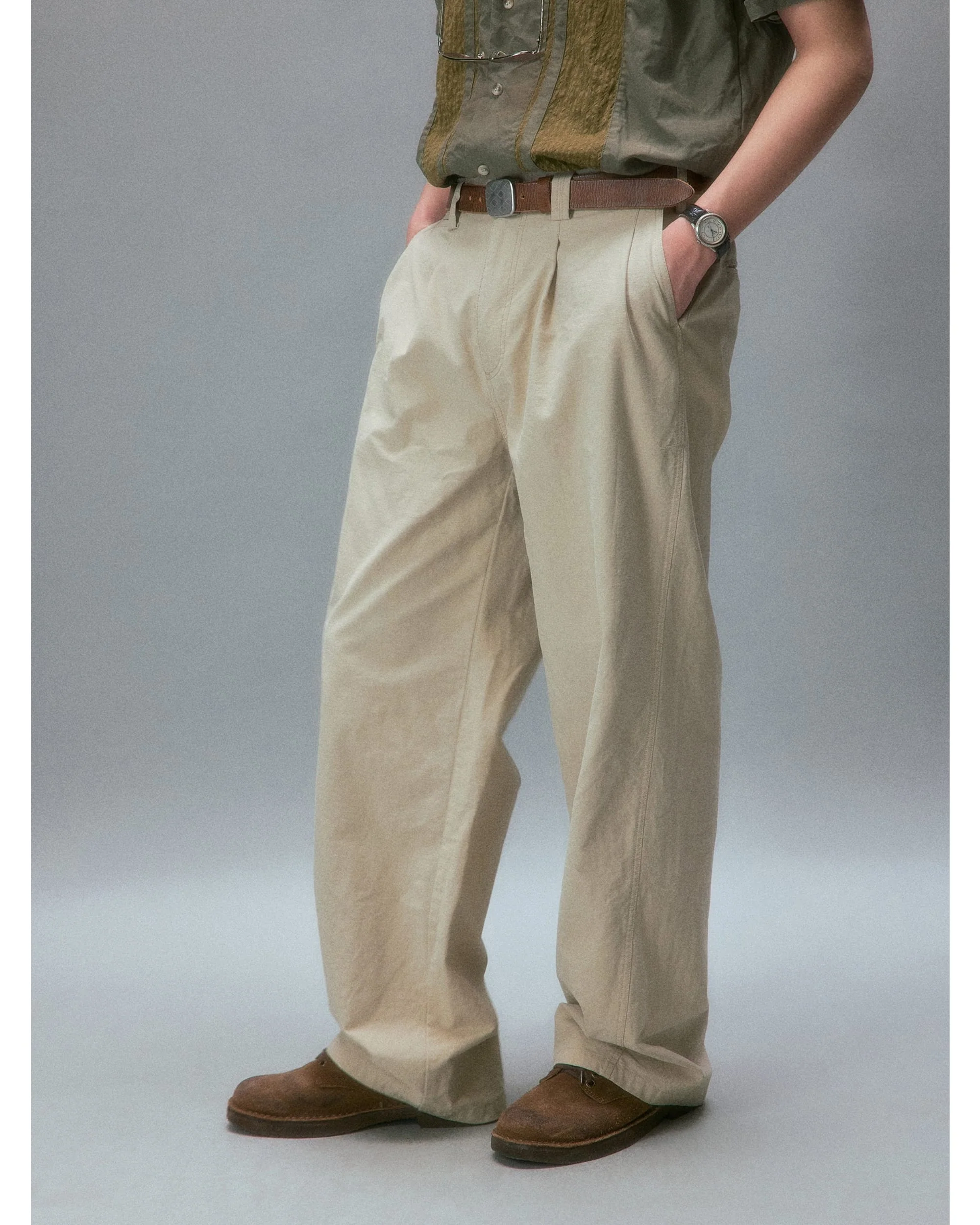 Minamiaoyama Relaxed Fit Comfort Chinos - Image 5