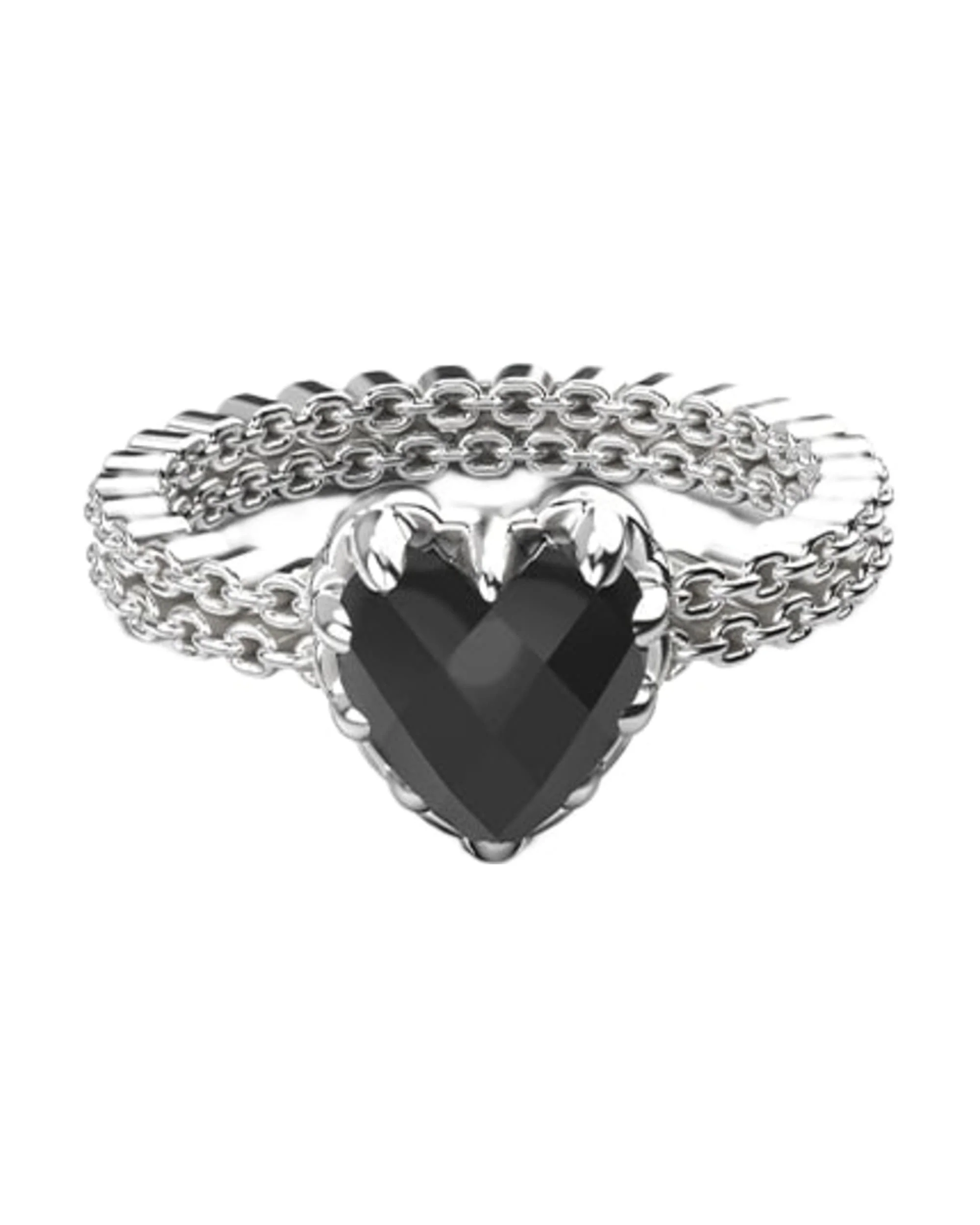 MINI CLAW RING ONYX
