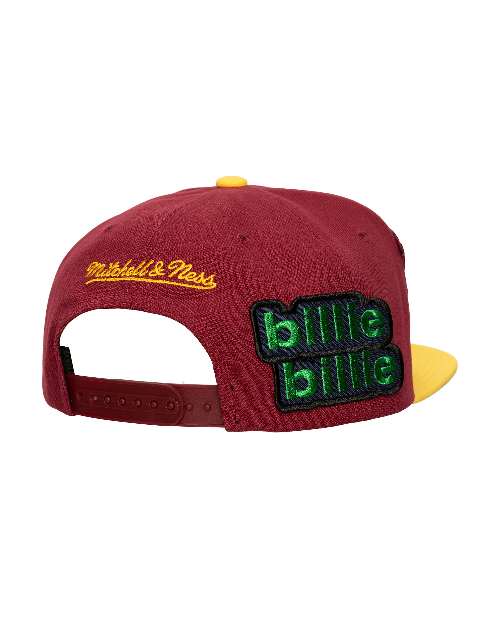 Mitchell & Ness x Billie Eilish Cleveland Cavaliers NBA B.E. Patch Snapback - Image 5