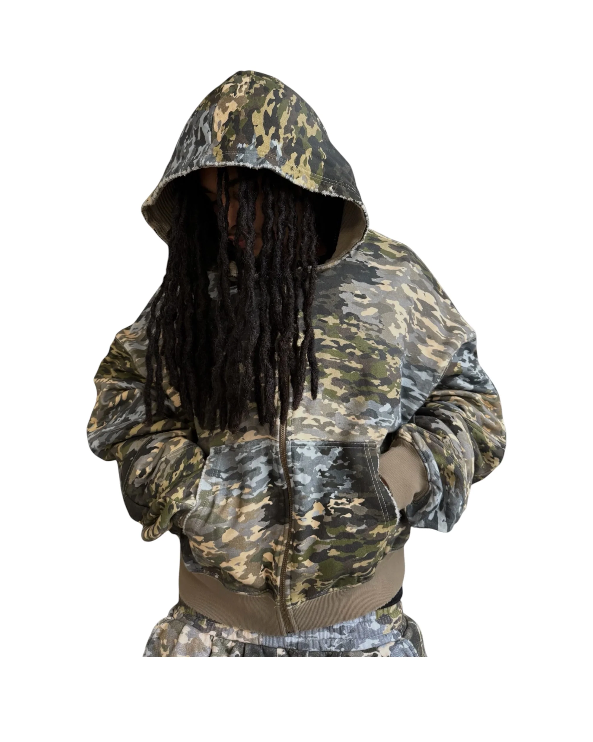 Mixed Camo Hoodie - Image 2