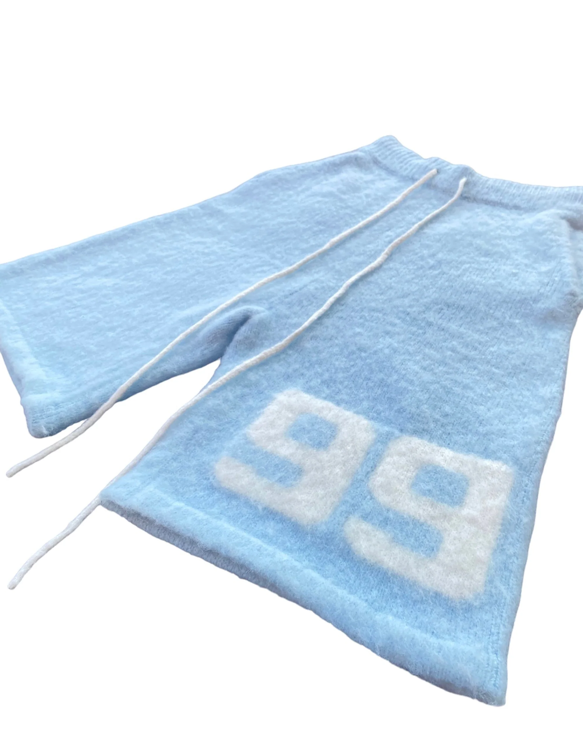 Mohair Shorts Baby Blue - Image 3