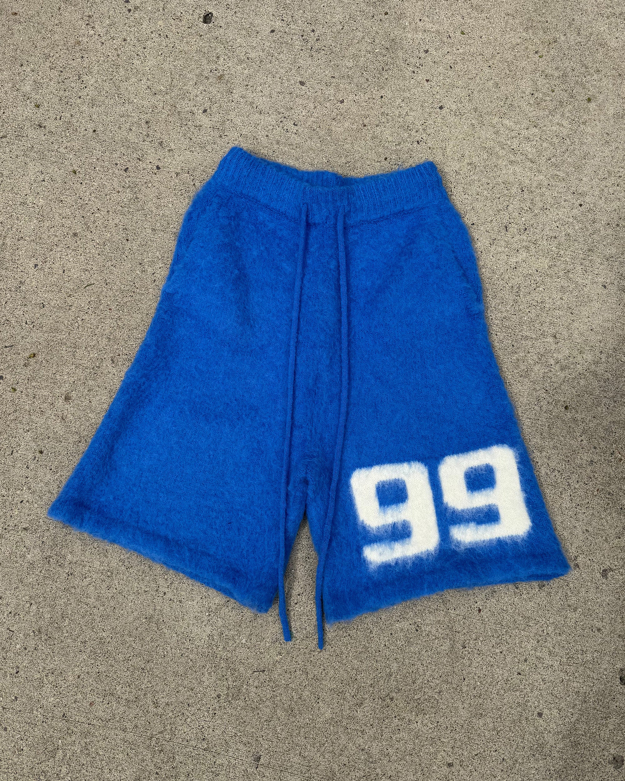 Mohair Shorts Royal Blue - Image 3