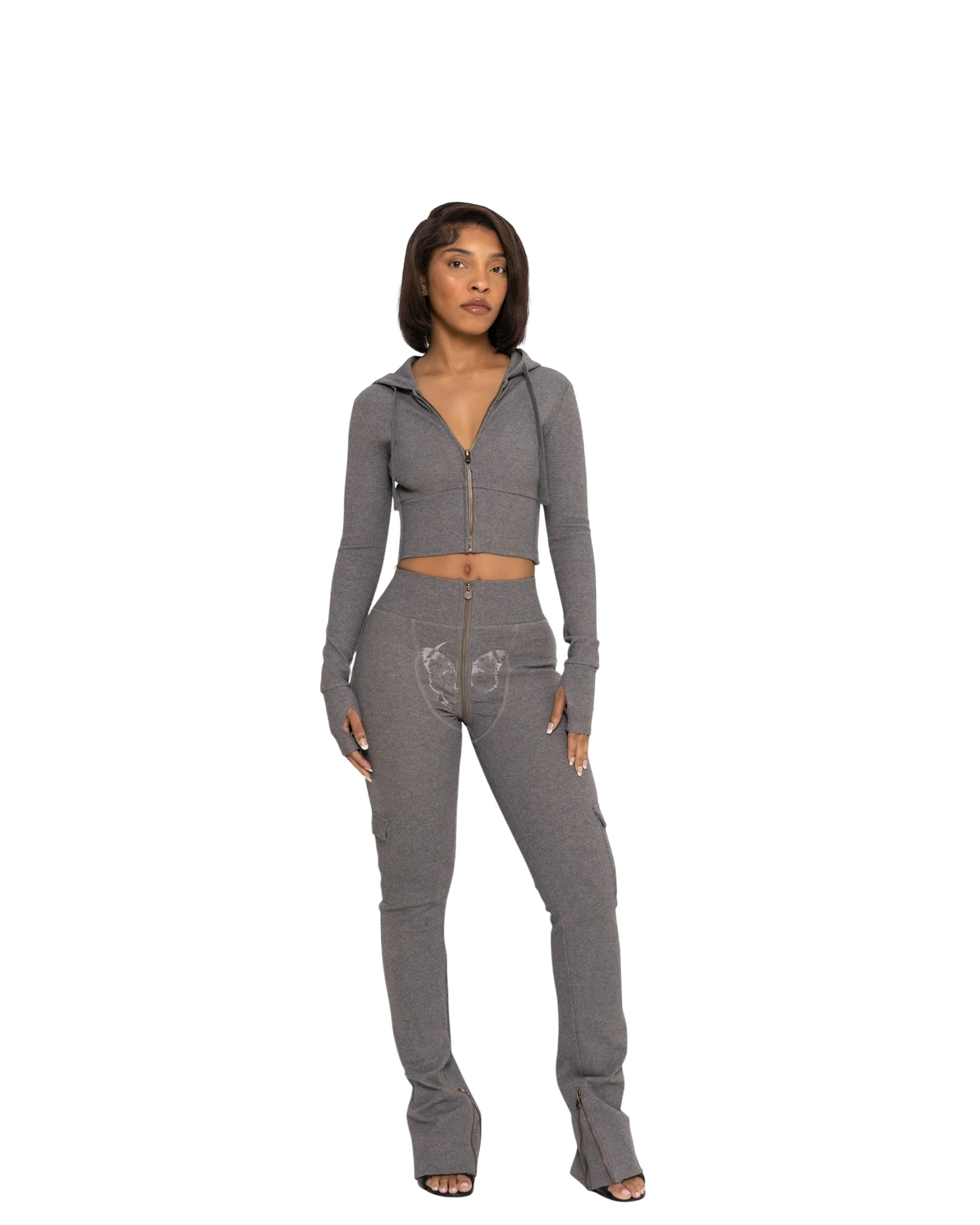 MONOCHROMATIC UZIP PANTS