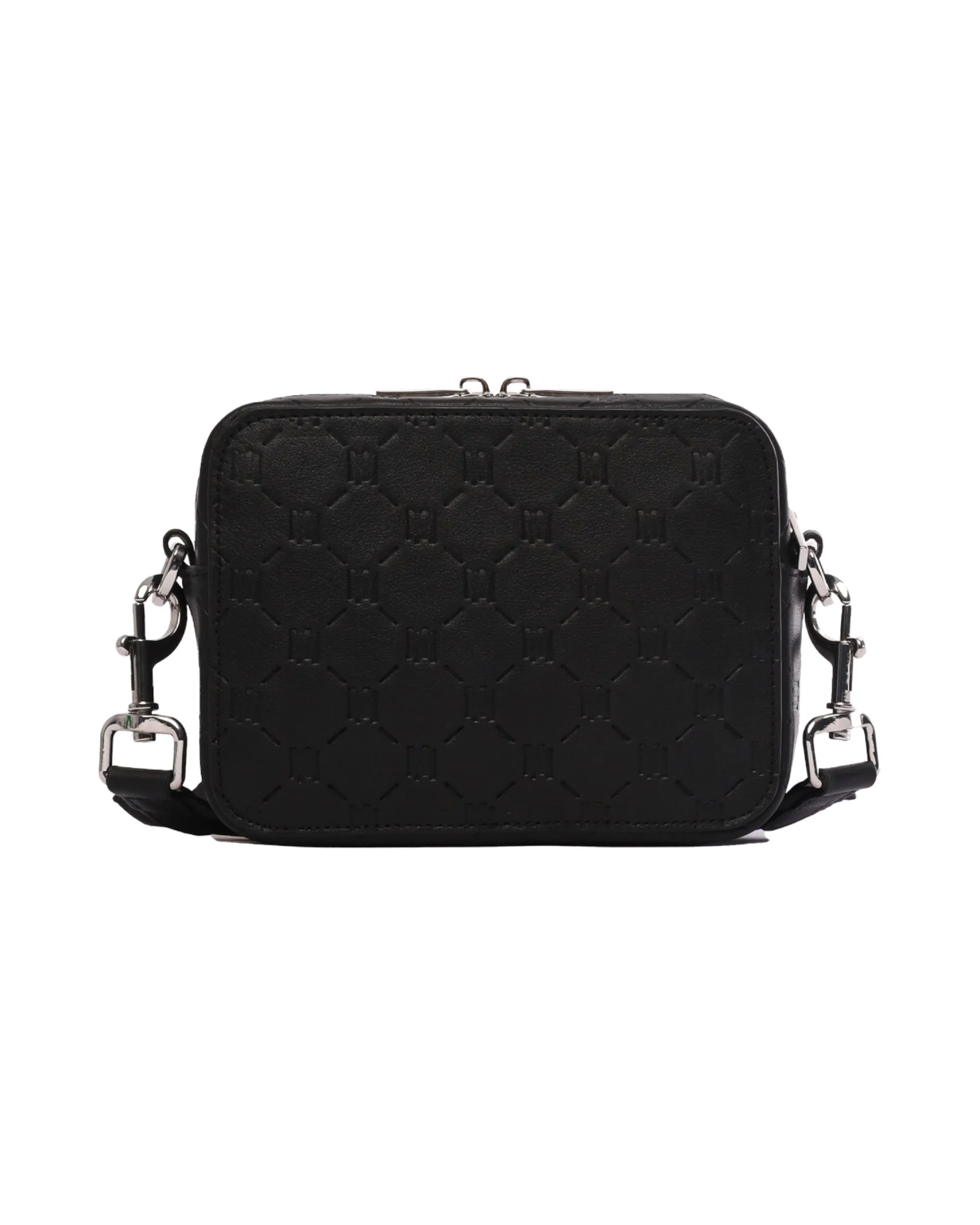 MONOGRAM SHOULDER BAG in BLACK