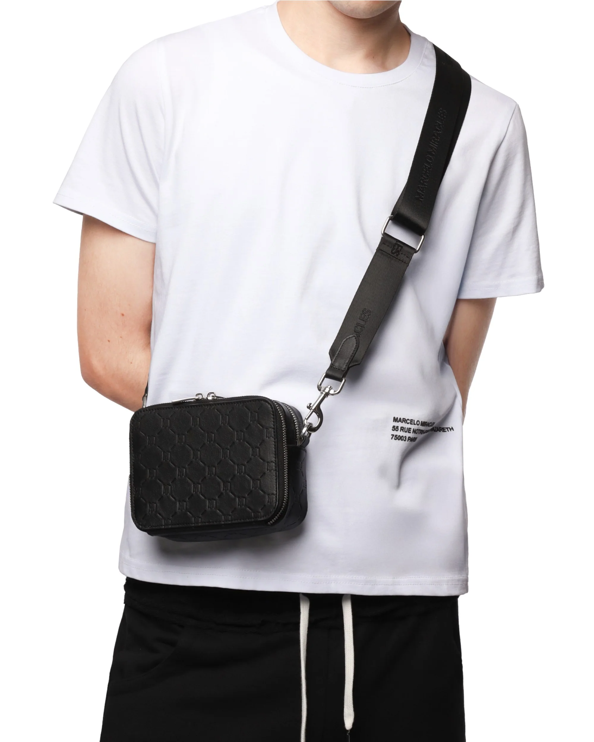 MONOGRAM SHOULDER BAG in BLACK - Image 5