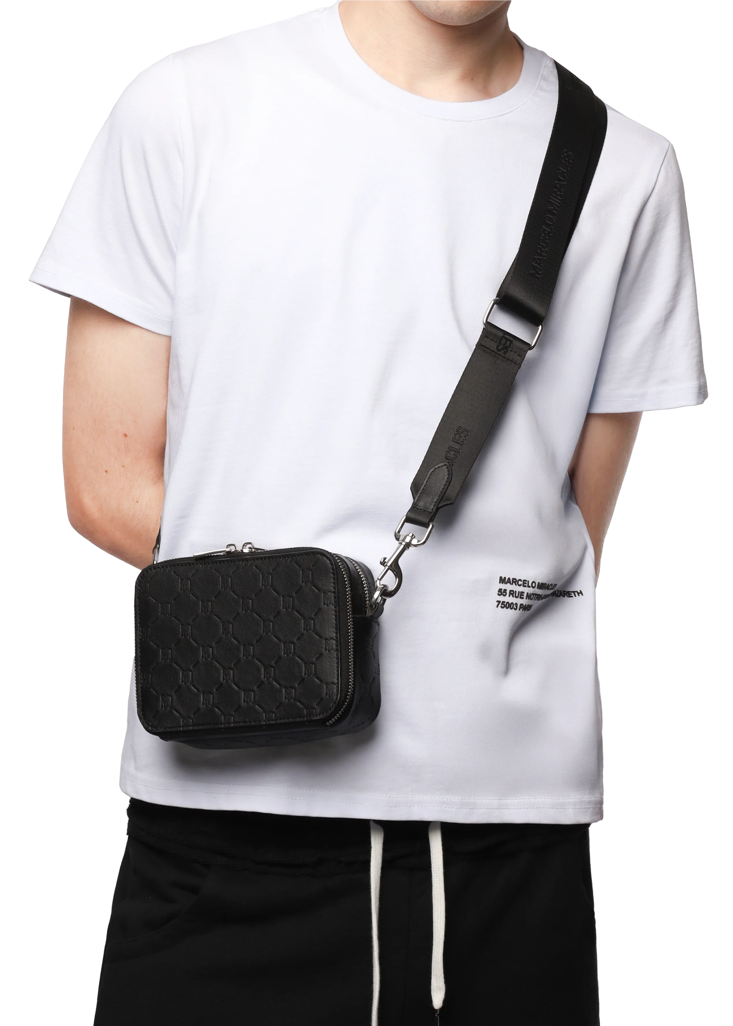 MONOGRAM SHOULDER BAG in BLACK - Image 7