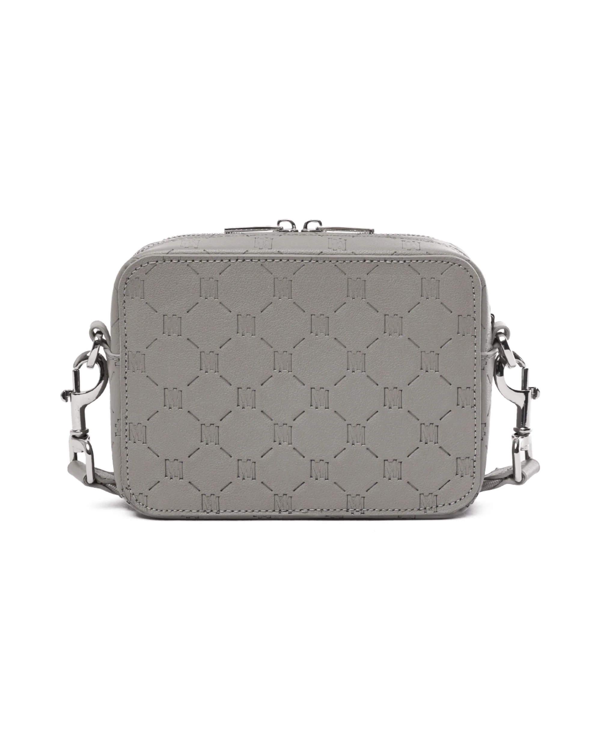 MONOGRAM SHOULDER BAG in GREY