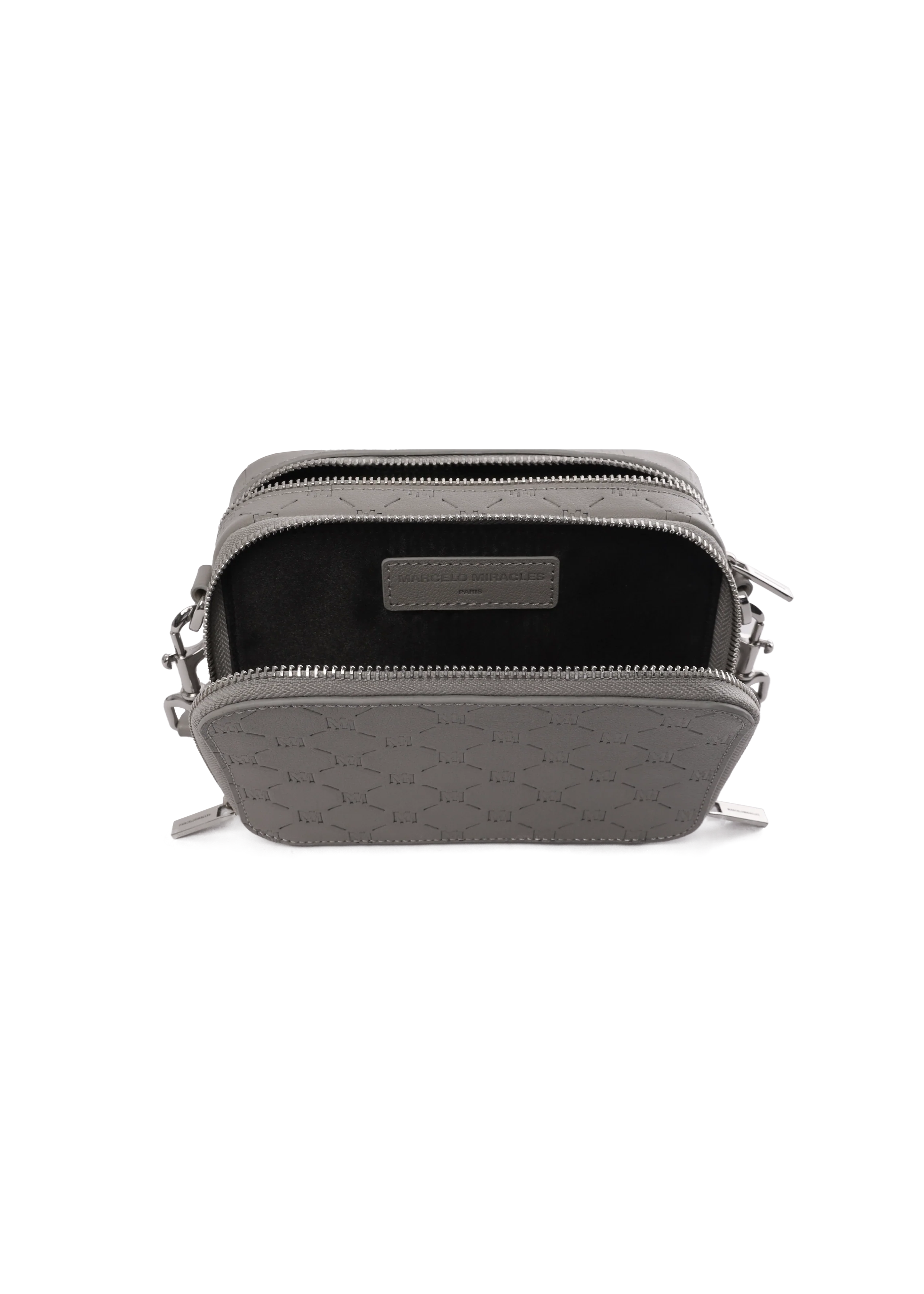 MONOGRAM SHOULDER BAG in GREY - Image 10