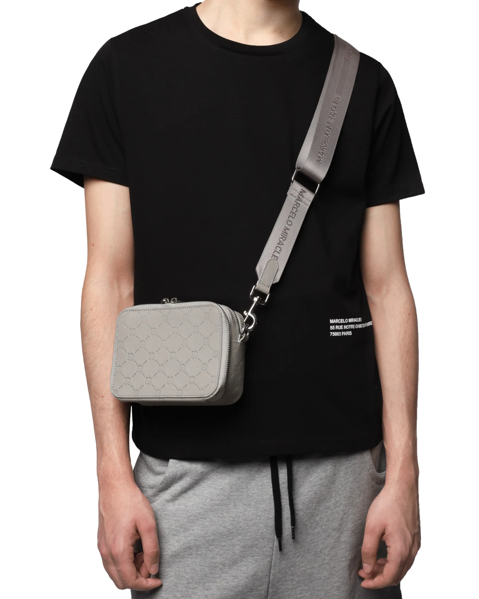 MONOGRAM SHOULDER BAG in GREY - Image 5