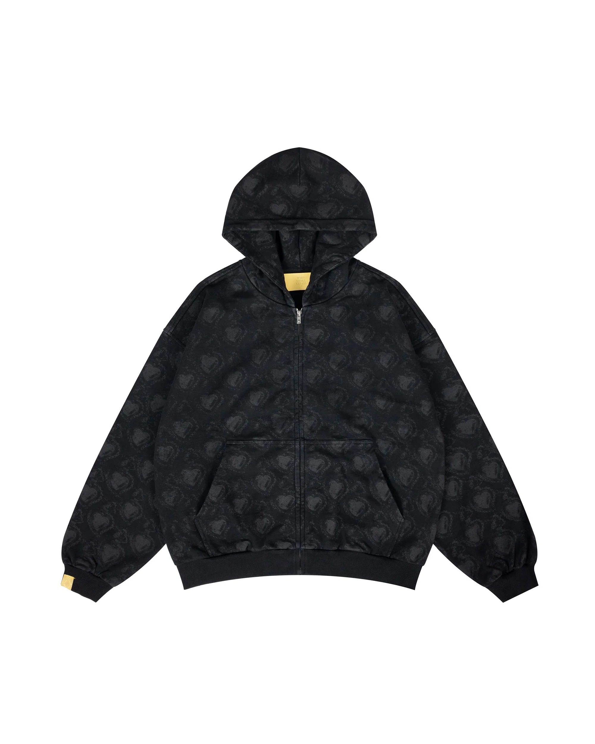 Monogram Zip-Up Hoodie