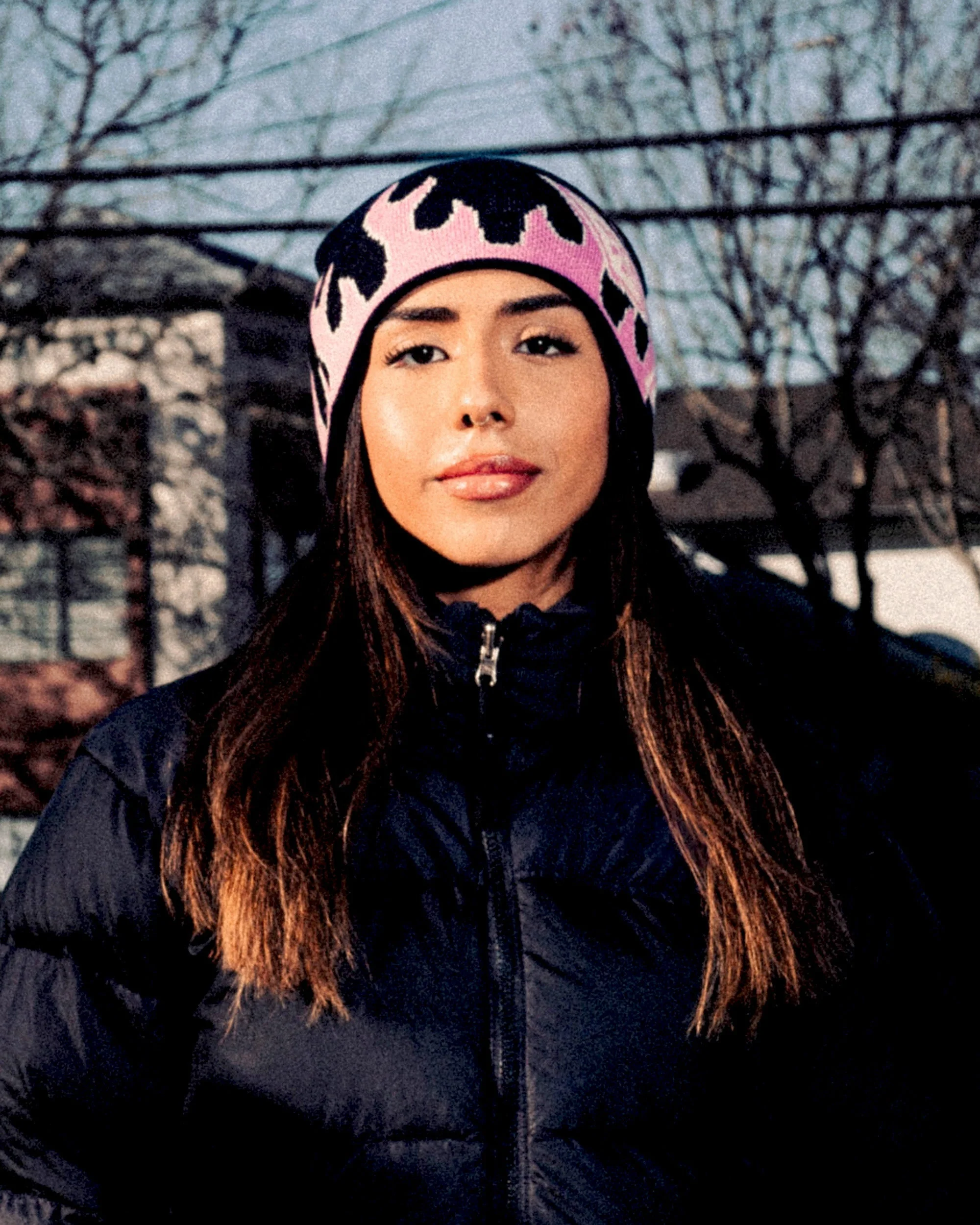 Moto Punk Beanie Black - Image 3