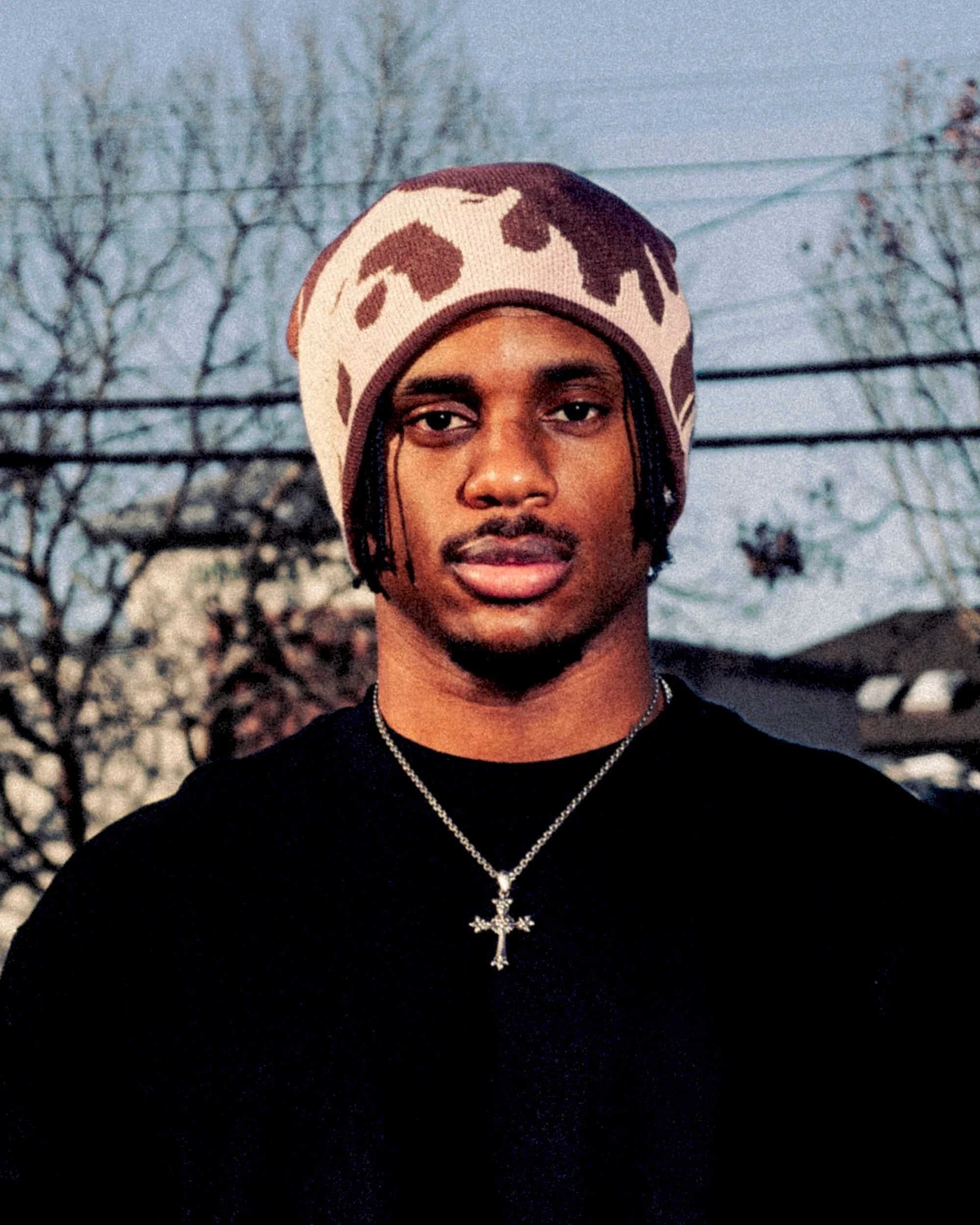 Moto Punk Beanie Brown - Image 3