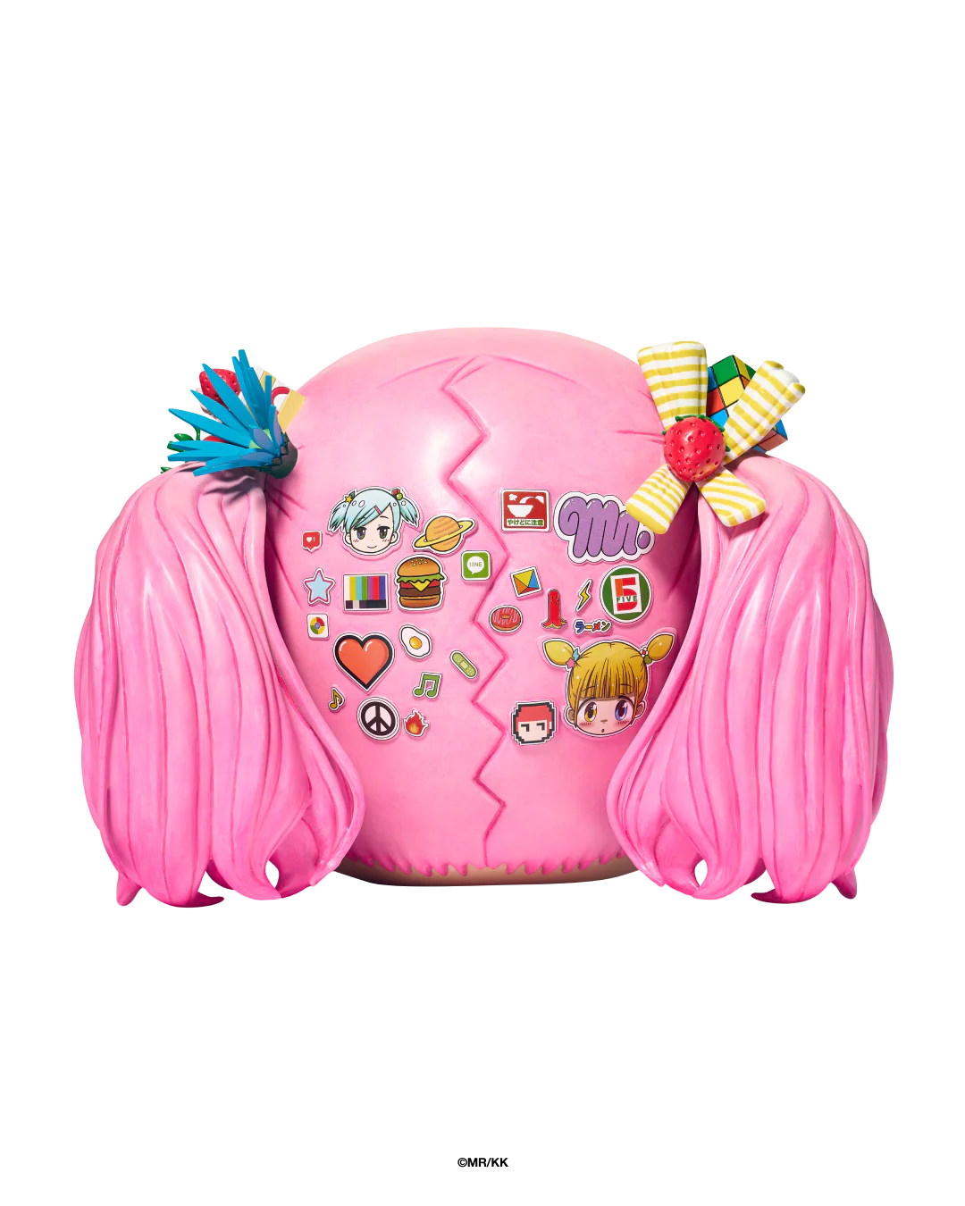 Mr. Hikari Head Collectible (Pink) - Image 7