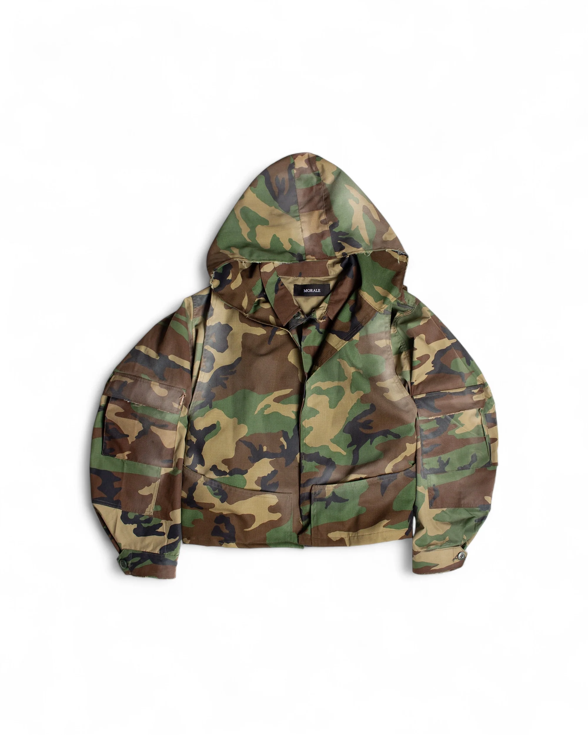 MUD WASHED DOUBLE-WORK CAMO PARKA