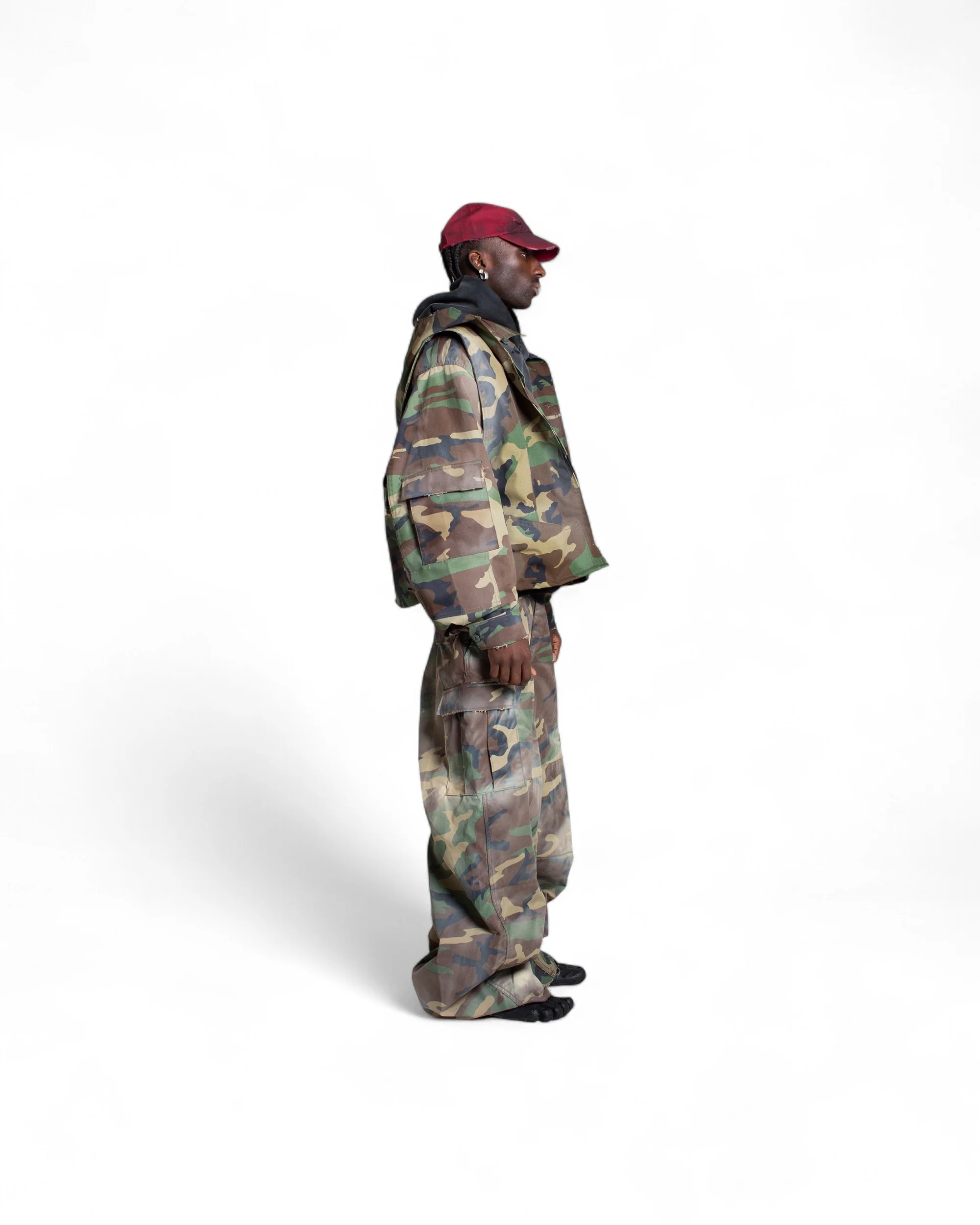 MUD WASHED DOUBLE-WORK CAMO PARKA - Image 5