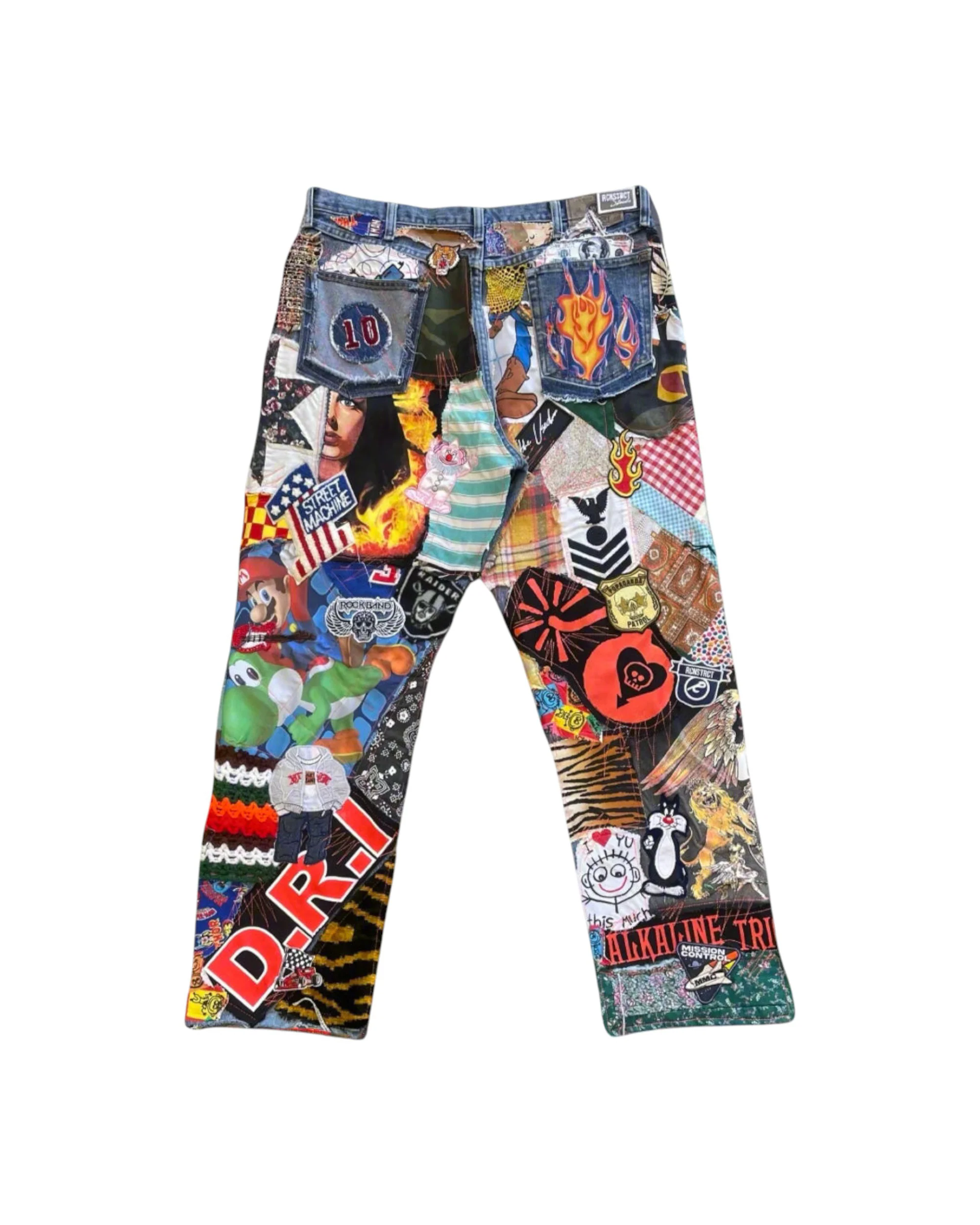 Multi Color Patchwork Pant - RANDOM SELECTION - Image 6