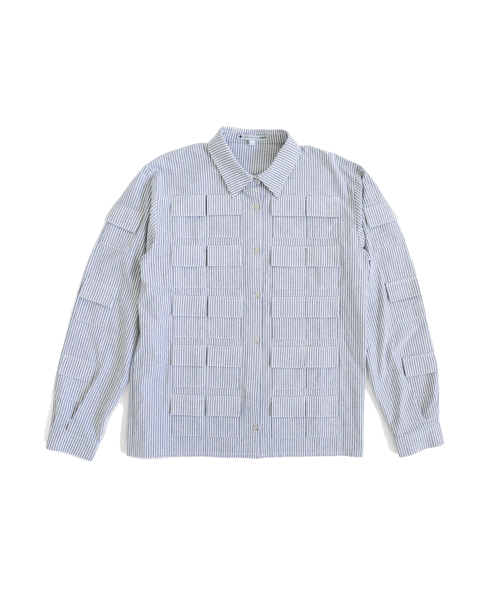 MULTI-POCKET BUTTON-UP SHIRT