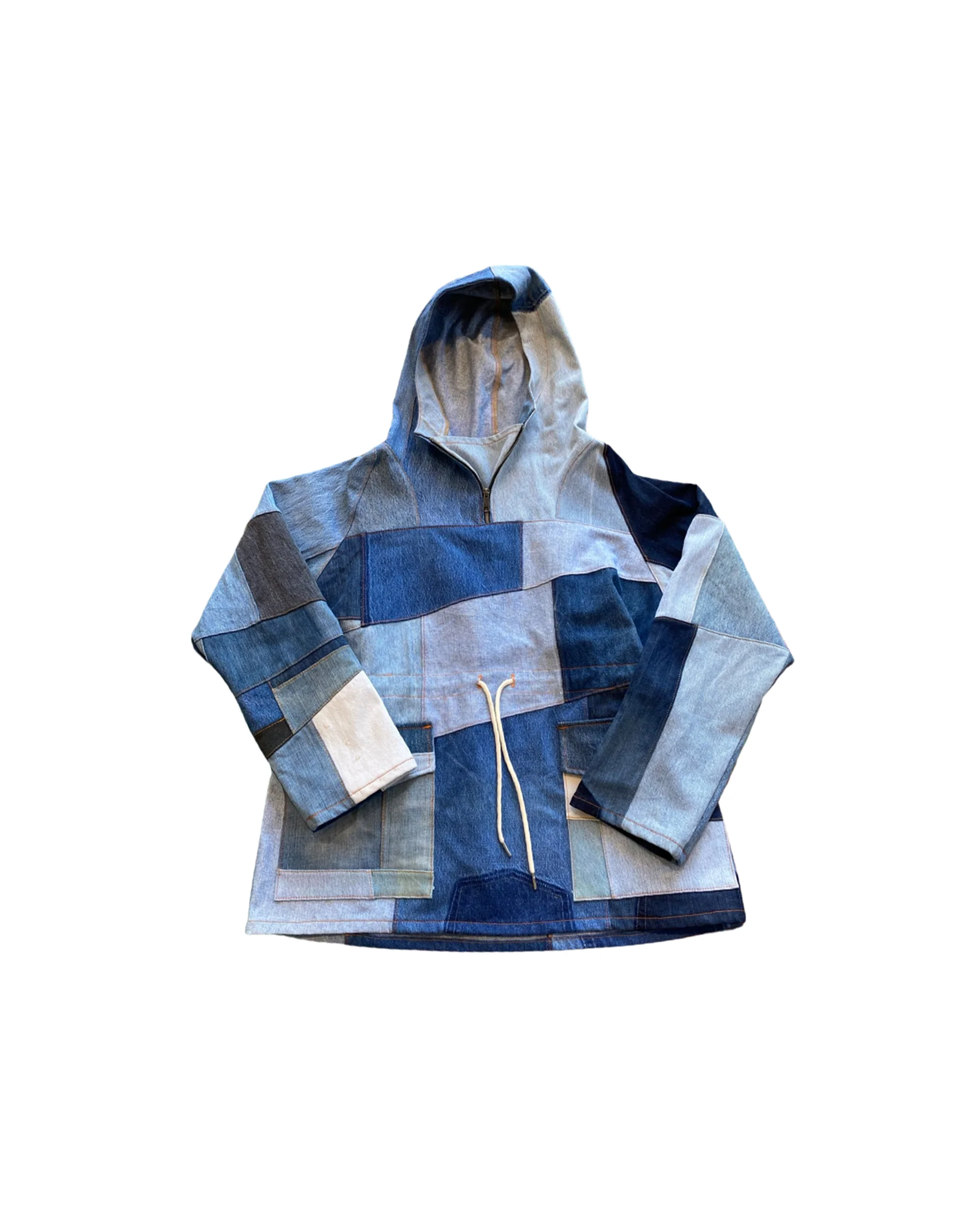 Multi Tonal Denim Pull Over/*Random Selection