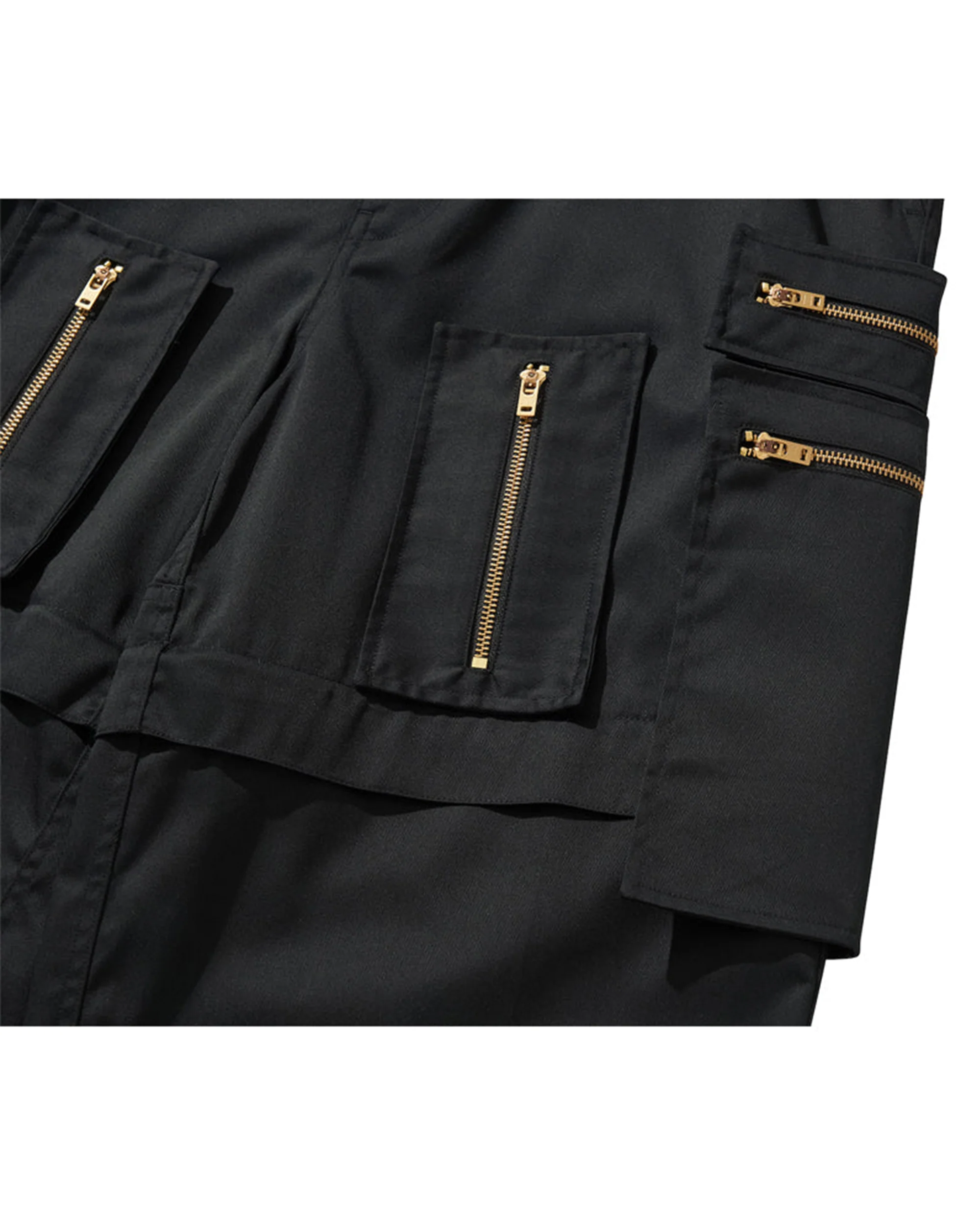 MULTI ZIP POCKET PANTS / BLACK - Image 28