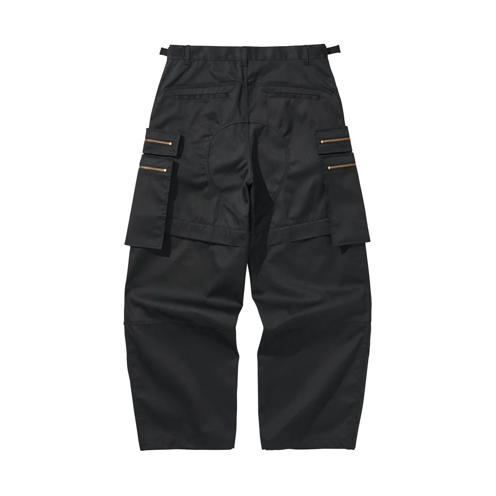 MULTI ZIP POCKET PANTS / BLACK - Image 31