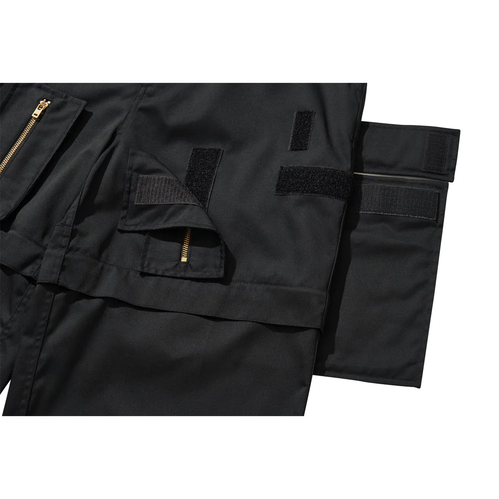 MULTI ZIP POCKET PANTS / BLACK - Image 35