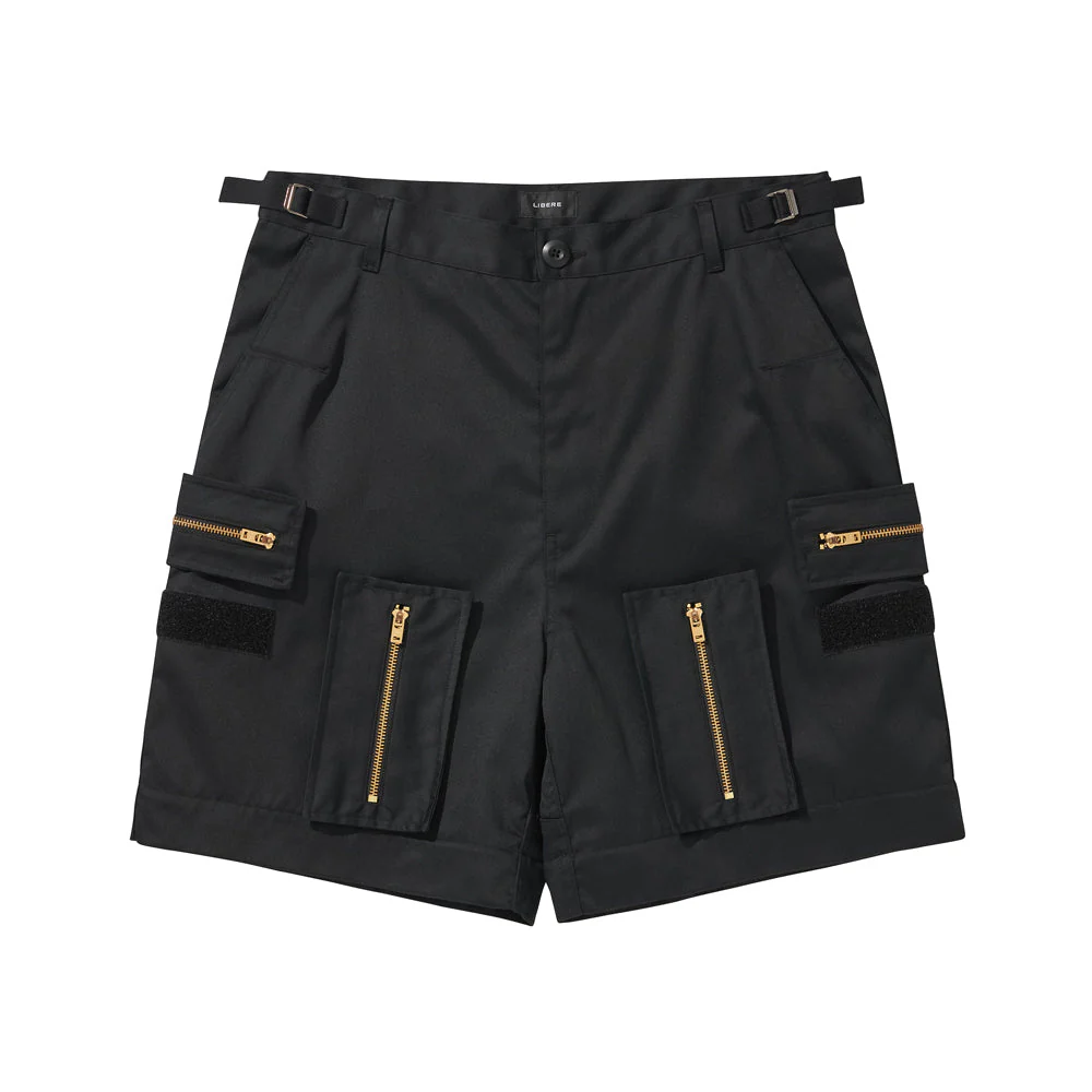 MULTI ZIP POCKET PANTS / BLACK - Image 44