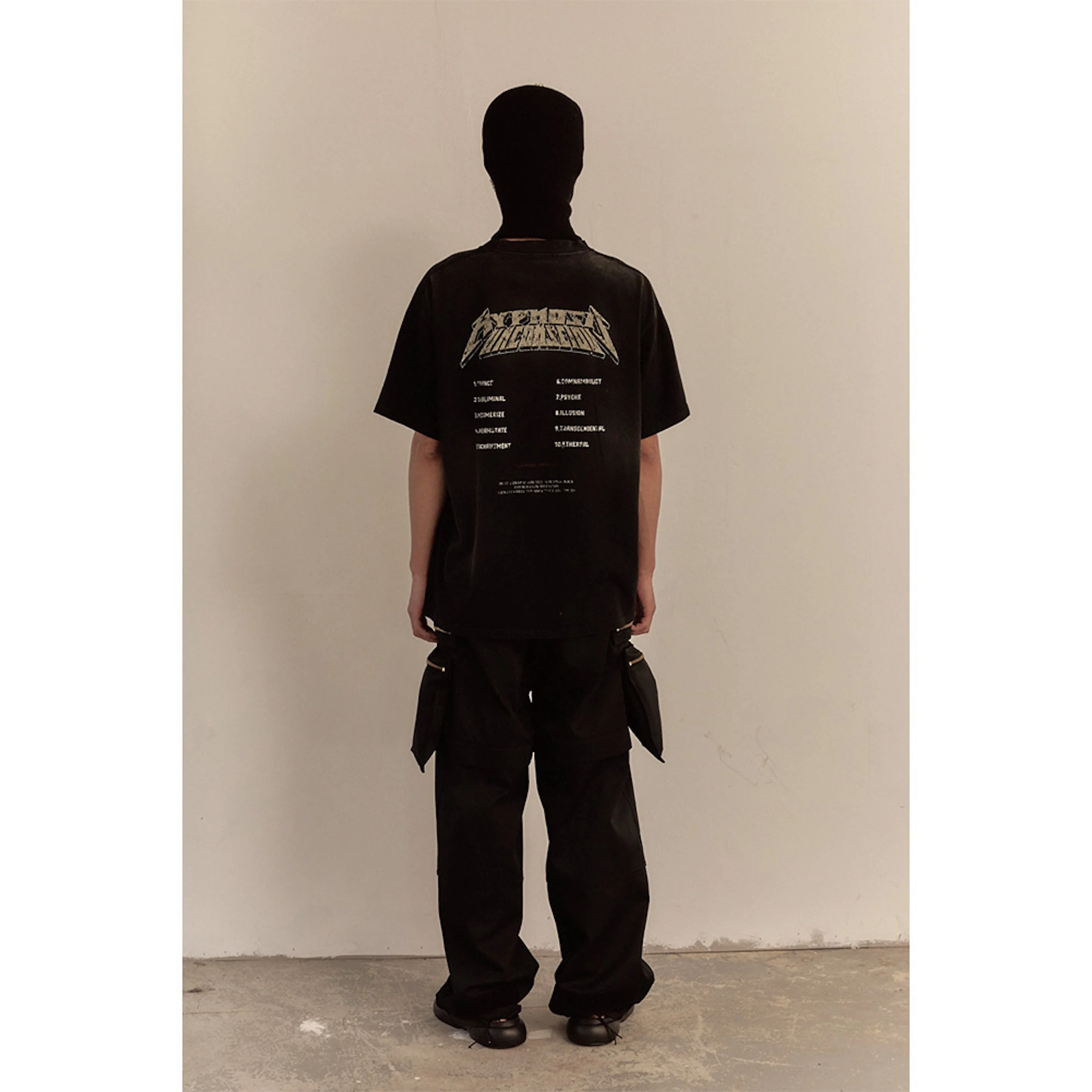 MULTI ZIP POCKET PANTS / BLACK - Image 54