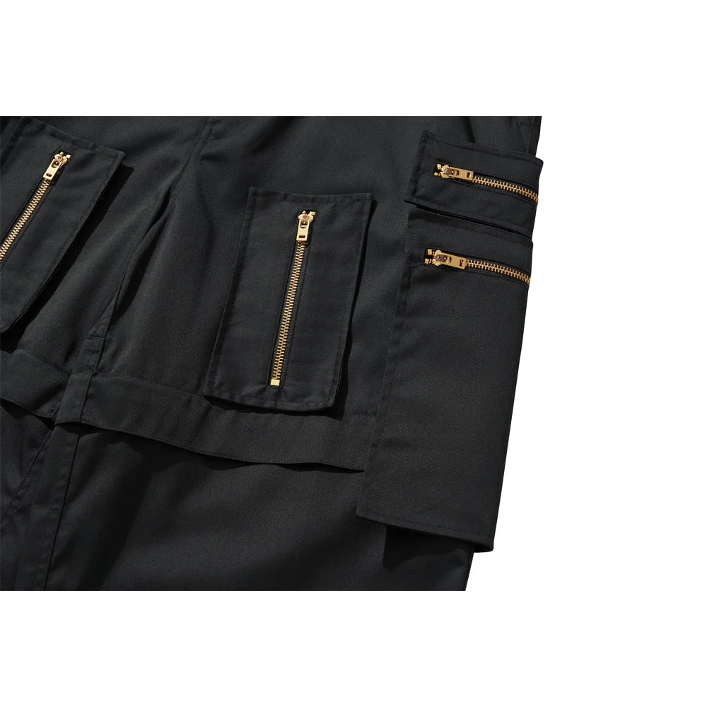 MULTI ZIP POCKET PANTS / BLACK - Image 63