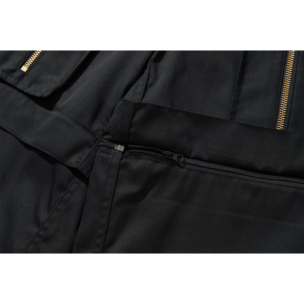 MULTI ZIP POCKET PANTS / BLACK - Image 66