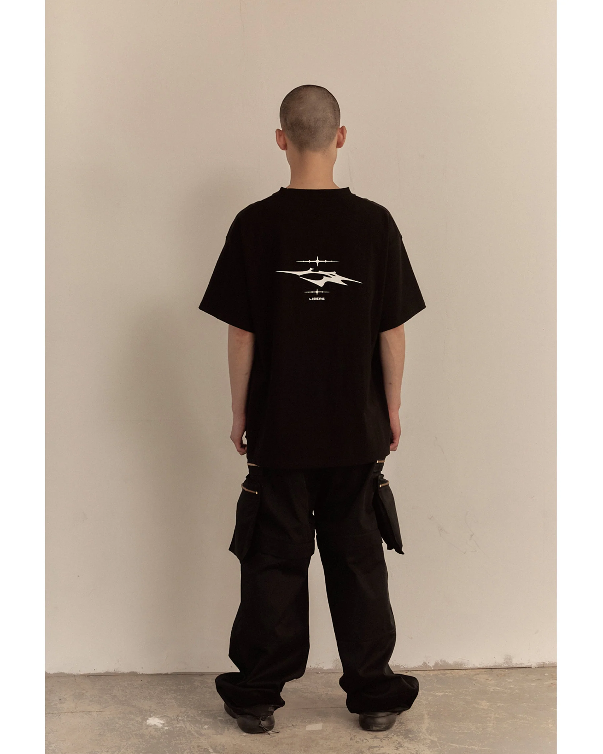 MULTI ZIP POCKET PANTS / BLACK - Image 9