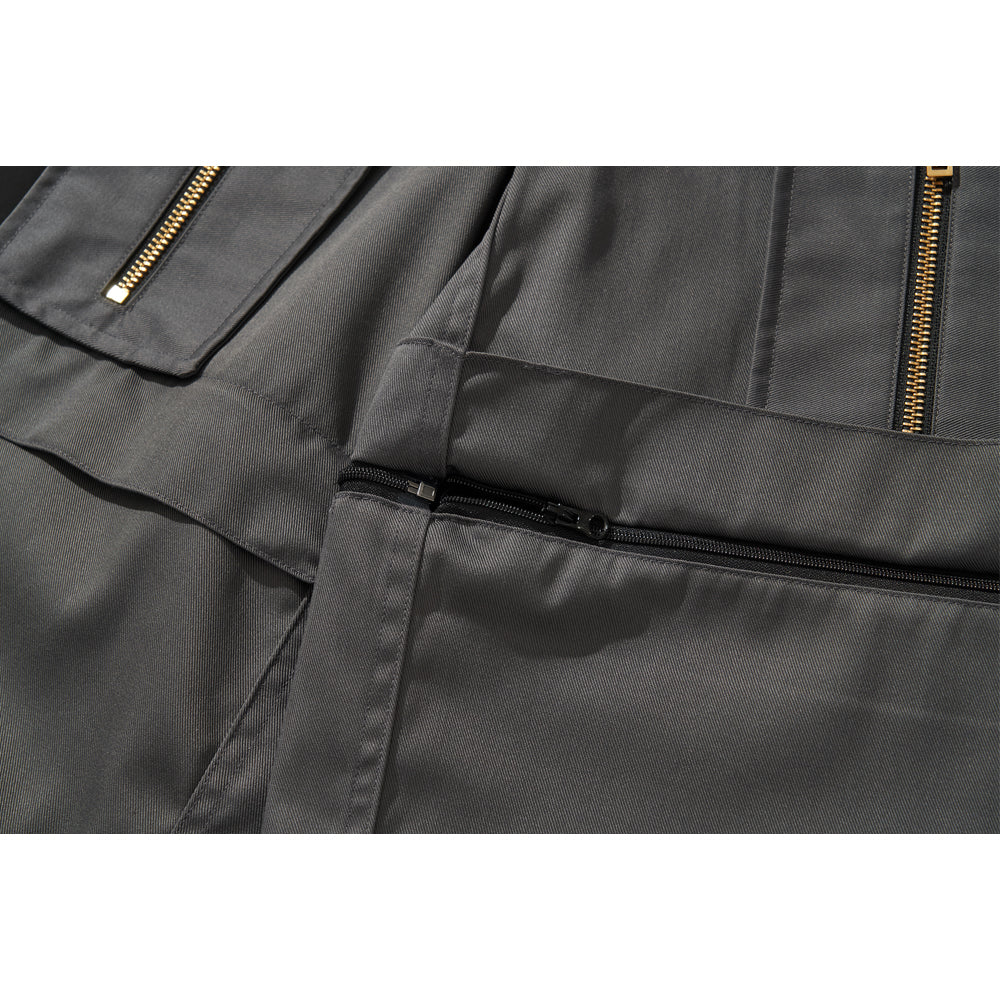 MULTI ZIP POCKET PANTS / CHARCOAL - Image 40