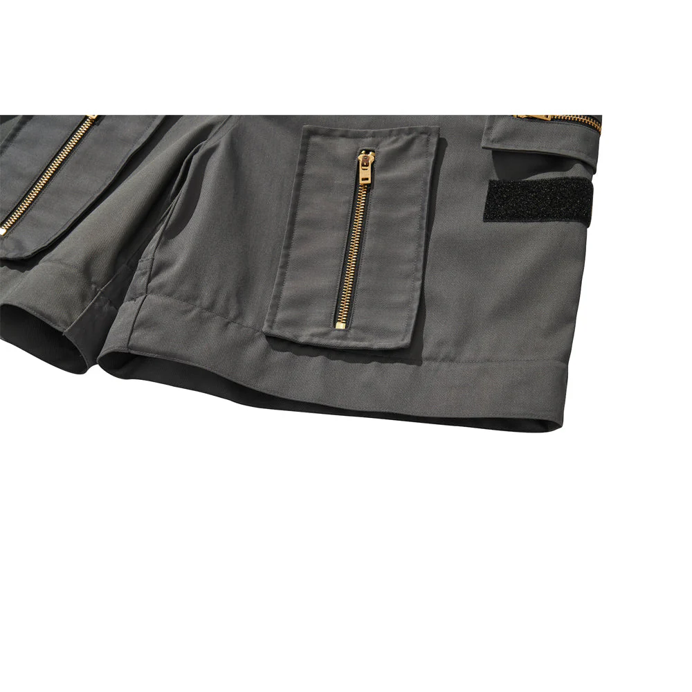 MULTI ZIP POCKET PANTS / CHARCOAL - Image 42