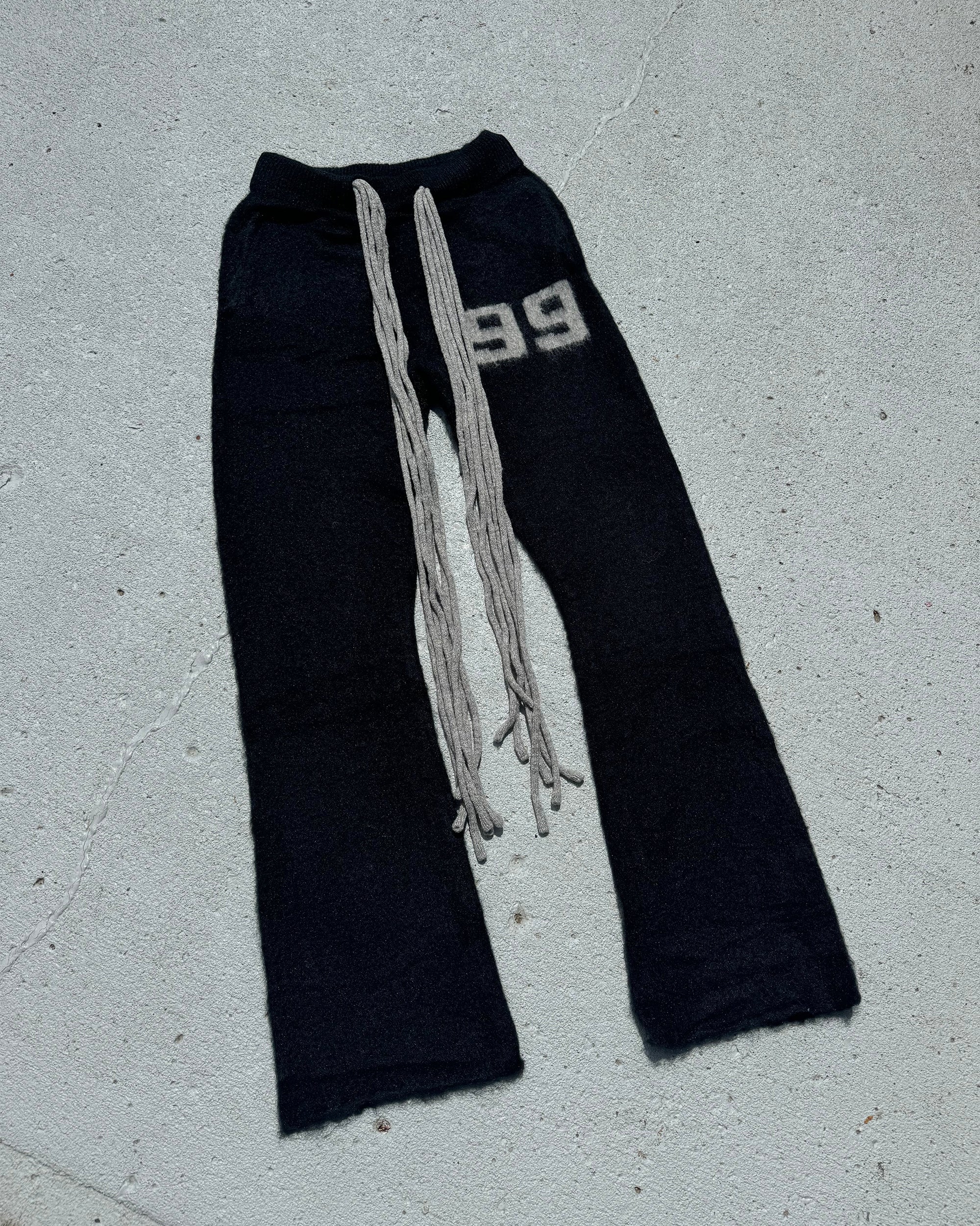 Multicord Black Mohair Pants - Image 5