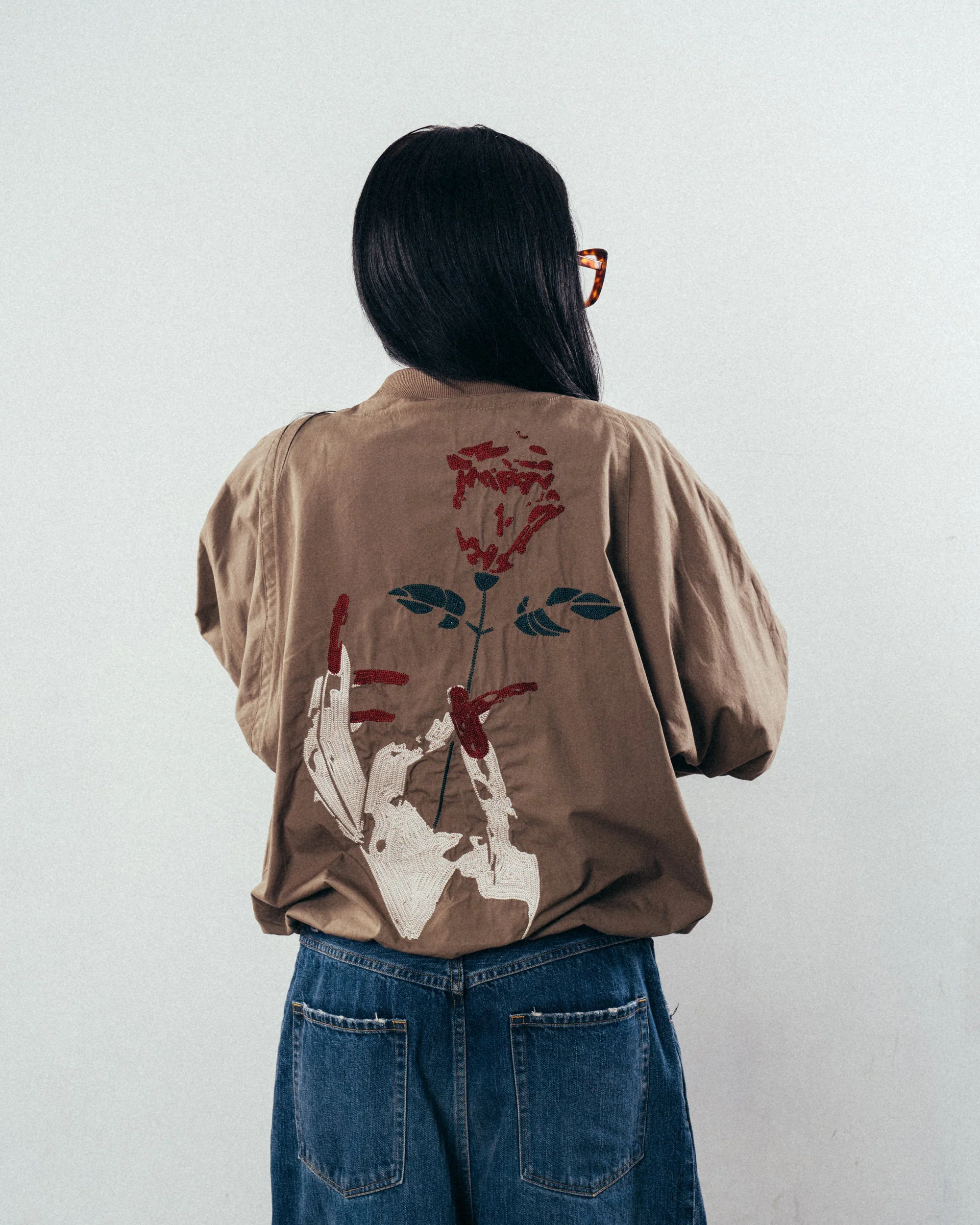 Nail Salon Embroidered Cardigan Jacket - Image 5