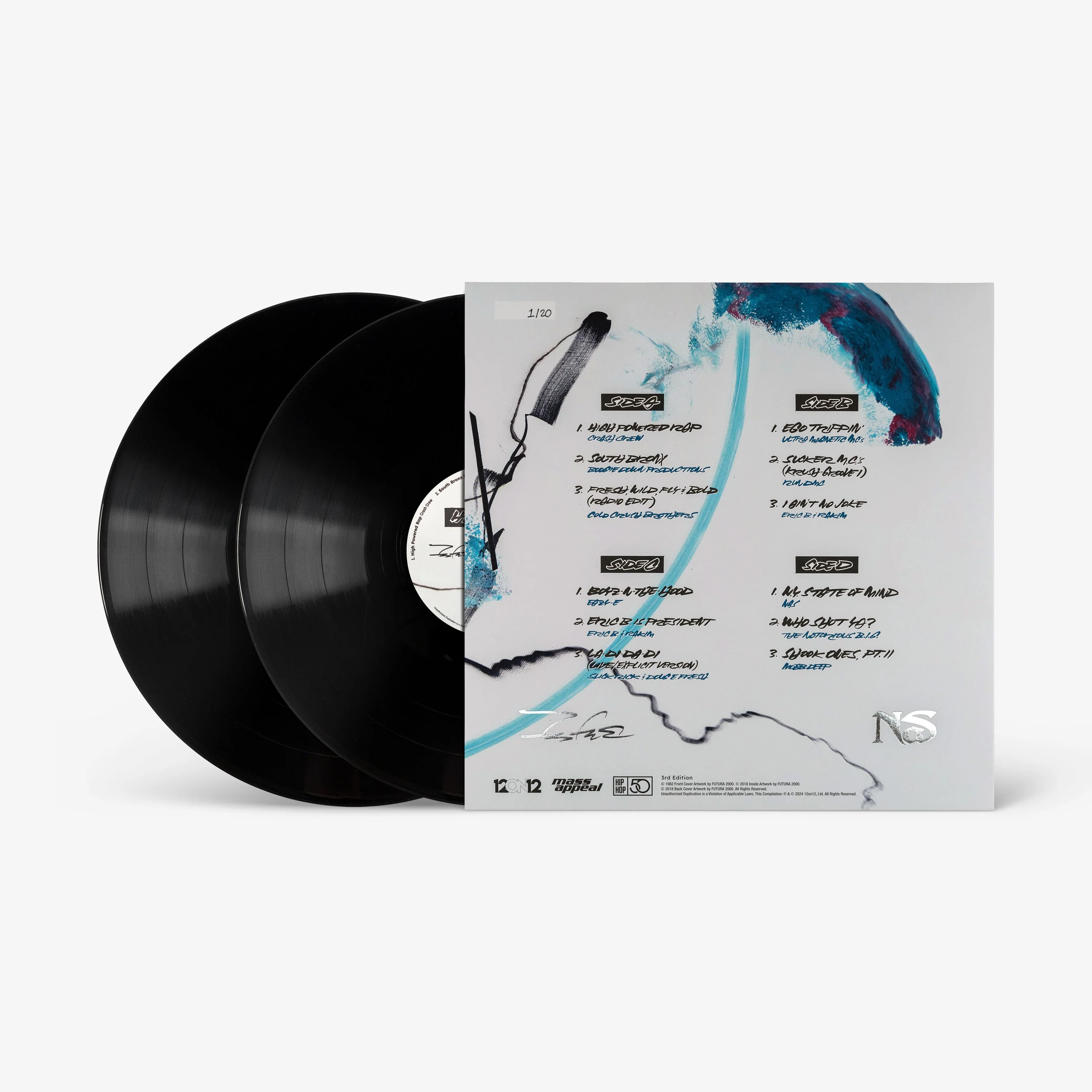 Nas x Futura 3rd Edition Vinyl Record, hand-finished by the artist - Image 11