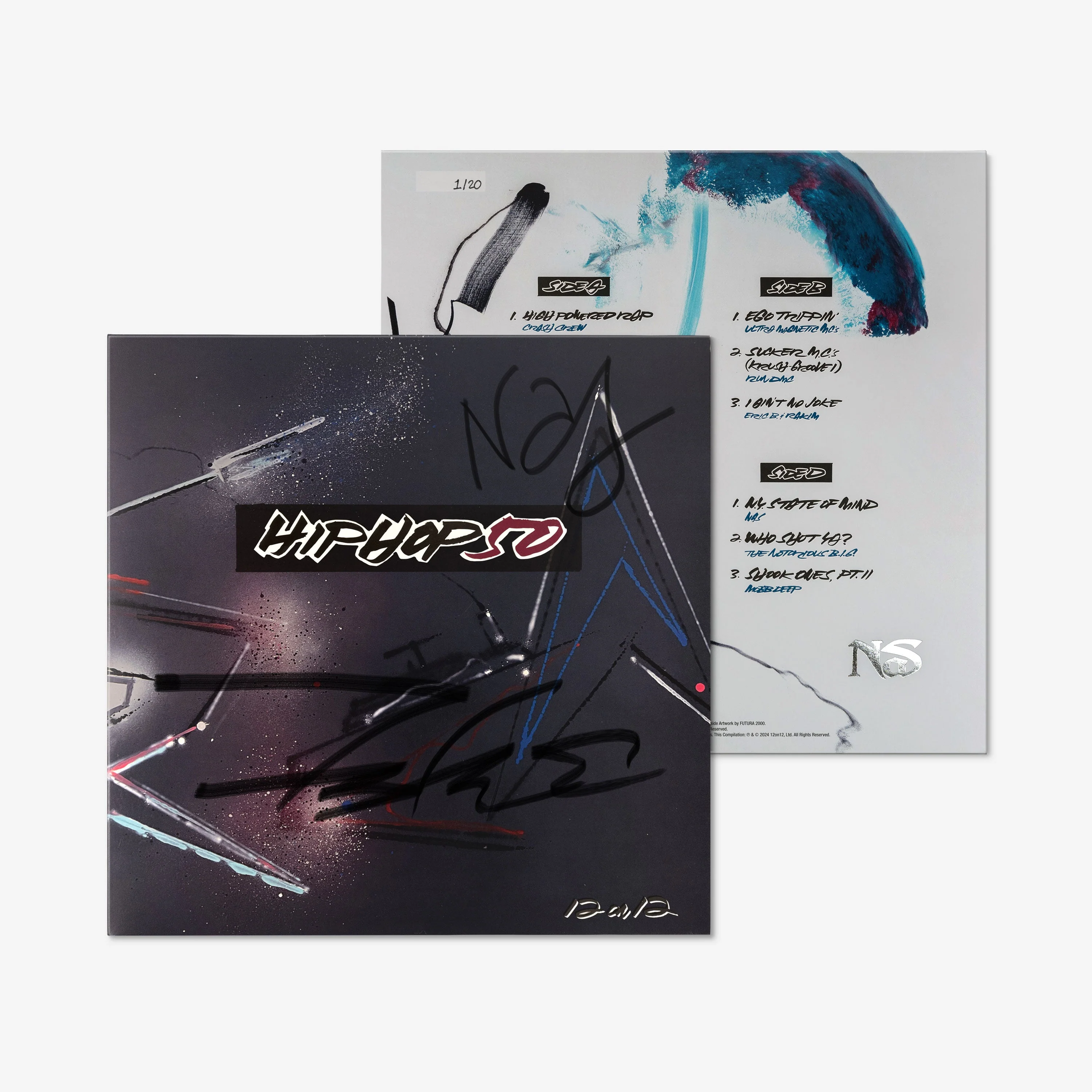 Nas x Futura 3rd Edition Vinyl Record, hand-finished by the artist - Image 12