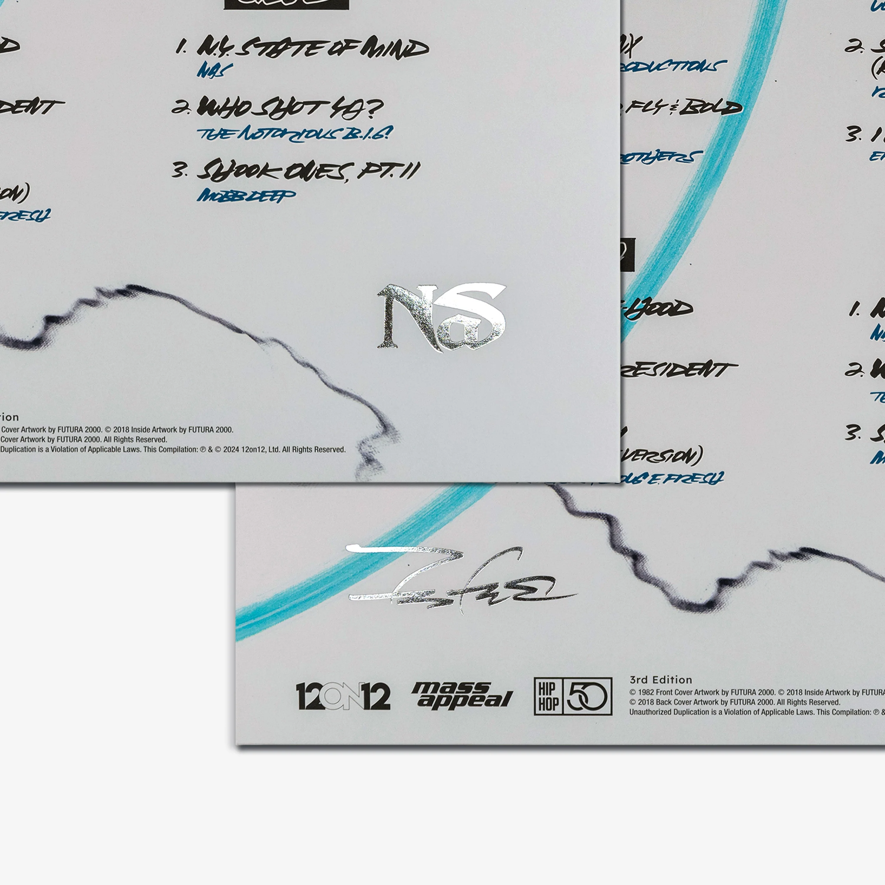 Nas x Futura 3rd Edition Vinyl Record, hand-finished by the artist - Image 22