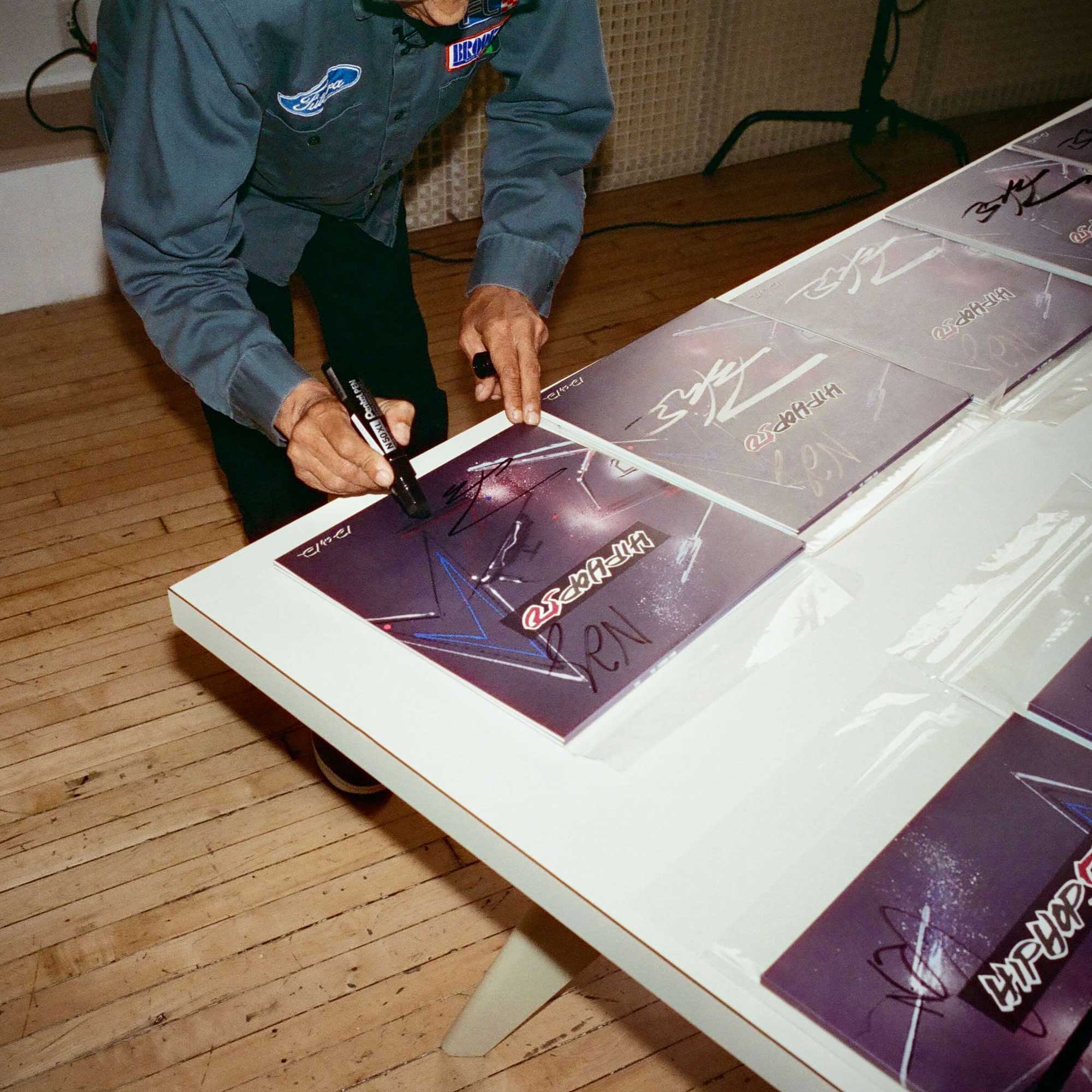 Nas x Futura 3rd Edition Vinyl Record, hand-finished by the artist - Image 26