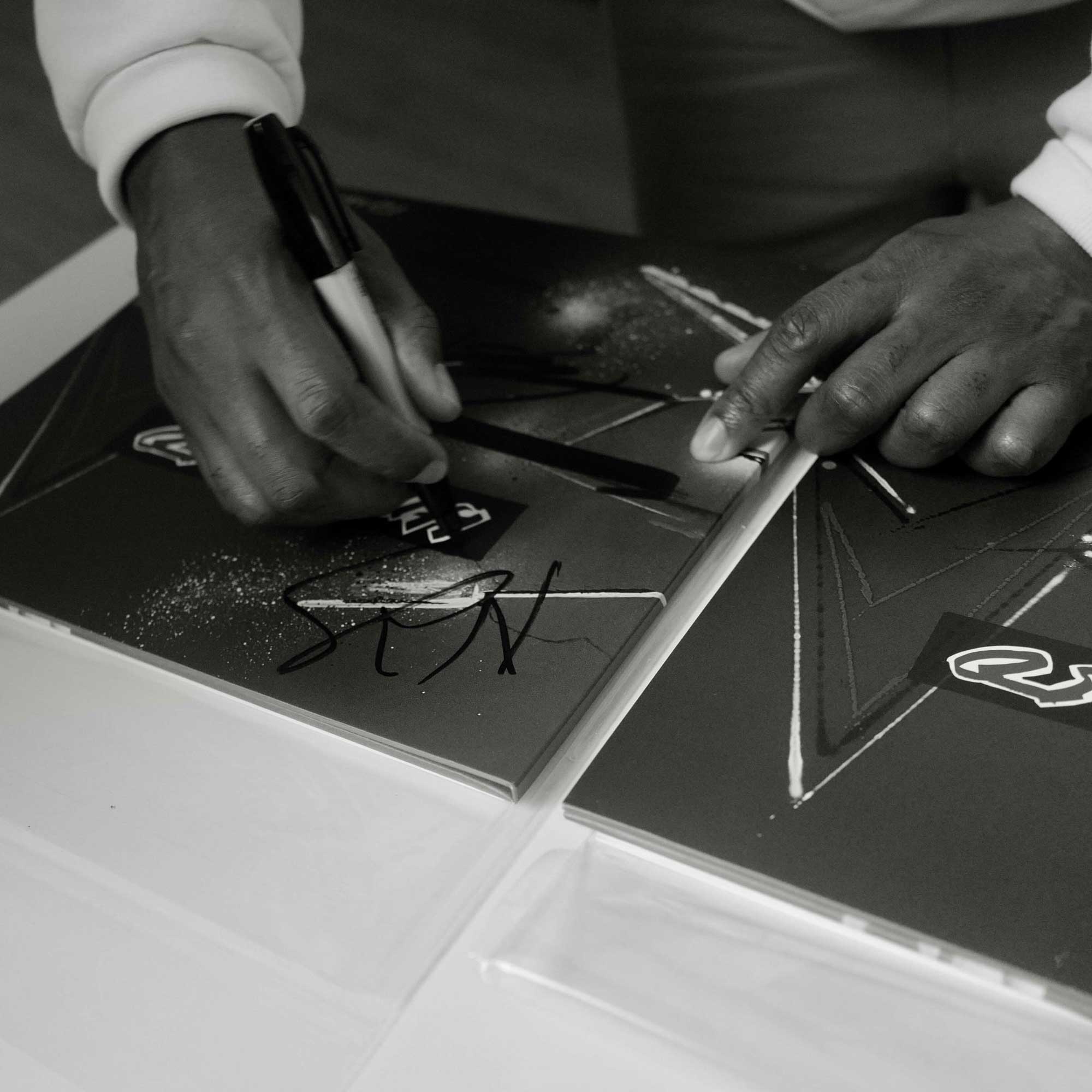 Nas x Futura 3rd Edition Vinyl Record, hand-finished by the artist - Image 27