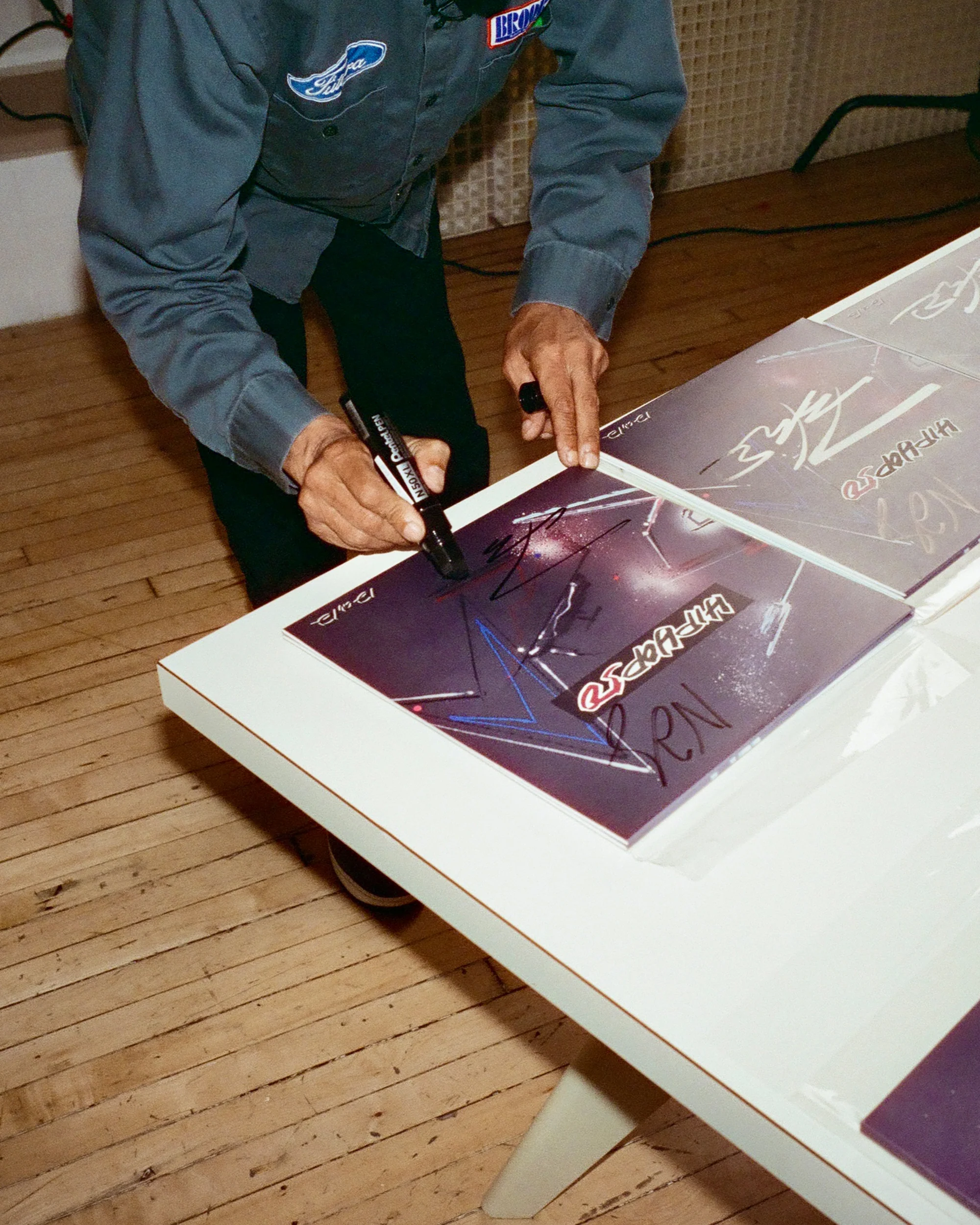 Nas x Futura 3rd Edition Vinyl Record, hand-finished by the artist - Image 4