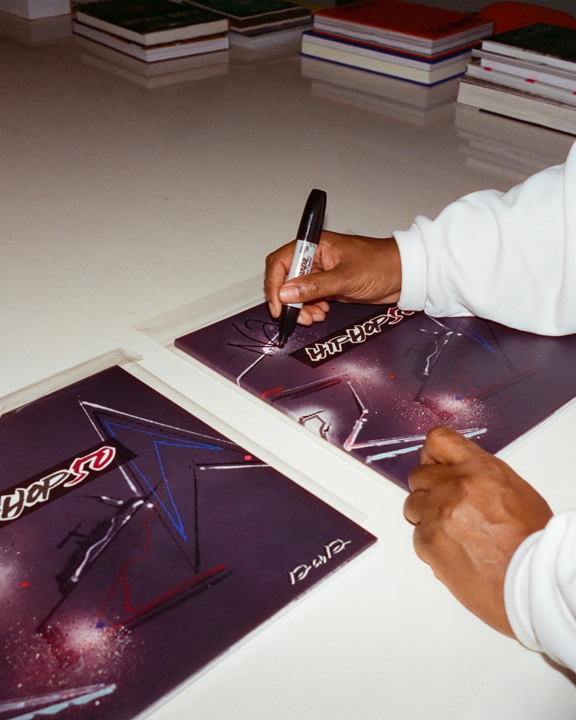 Nas x Futura 3rd Edition Vinyl Record, hand-finished by the artist - Image 5
