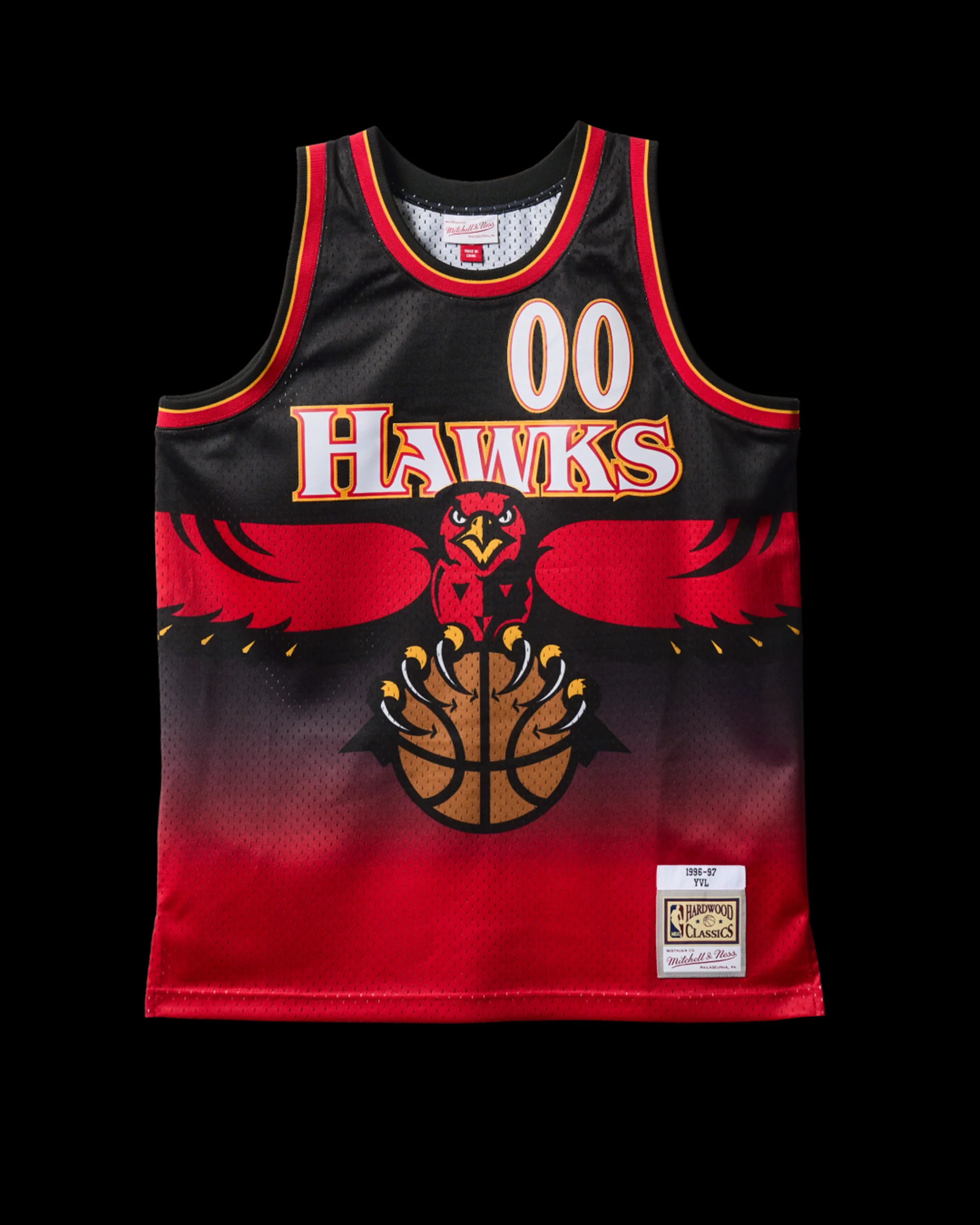 NBA PLAYBOI CARTI X M&N JERSEY ATLANTA HAWKS 1996